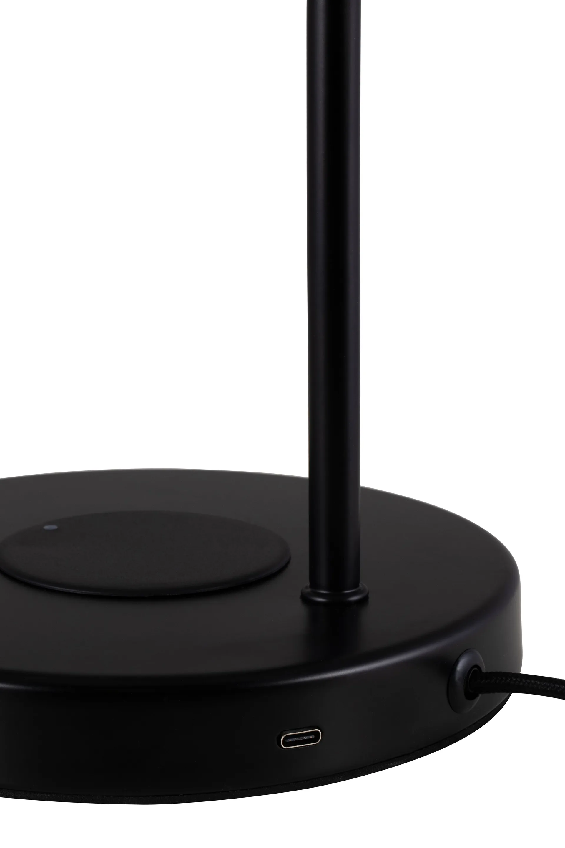 Lampada da tavolo Hubble Read con ricarica wireless, Nero Globen Lighting