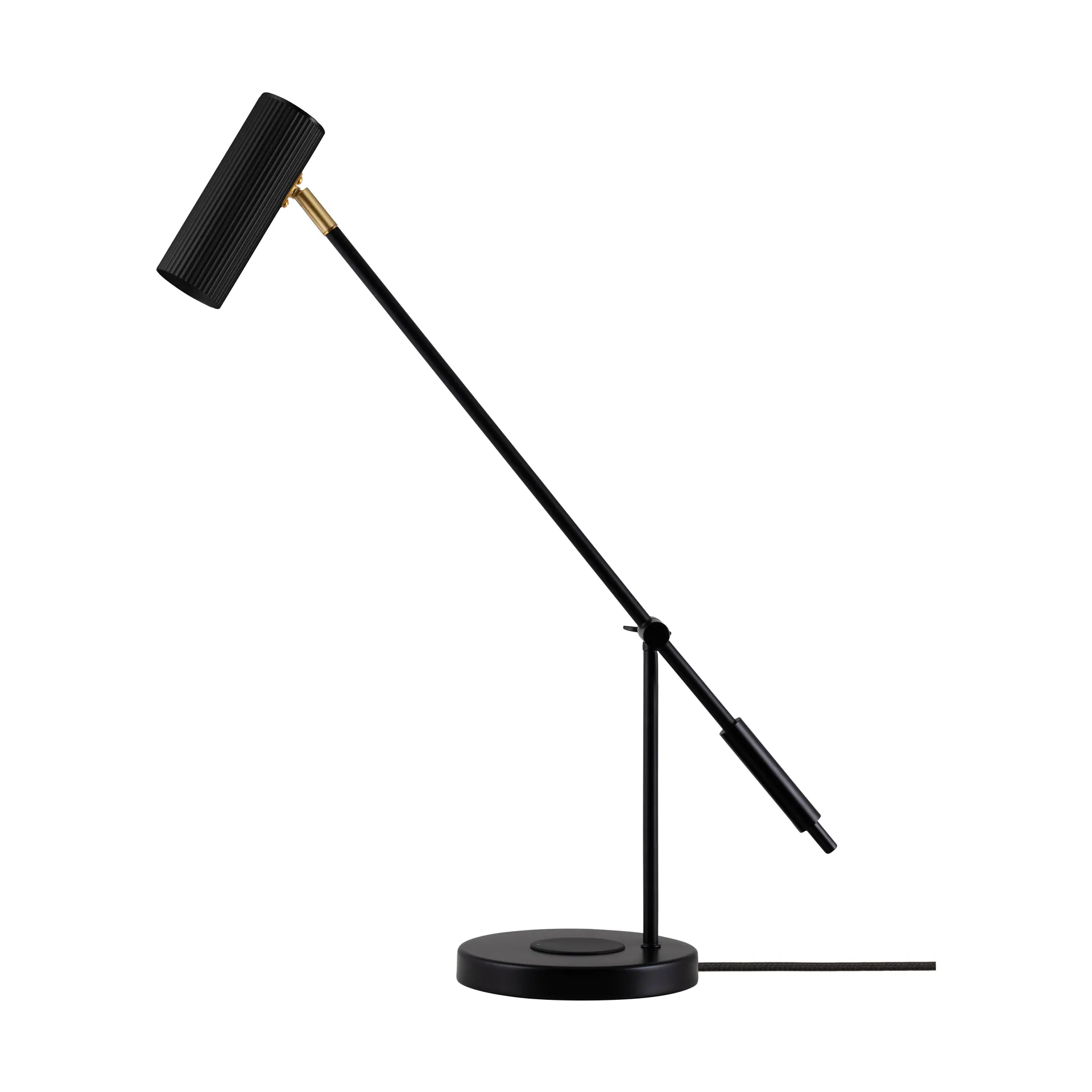 Lampada da tavolo Hubble Read con ricarica wireless, Nero Globen Lighting
