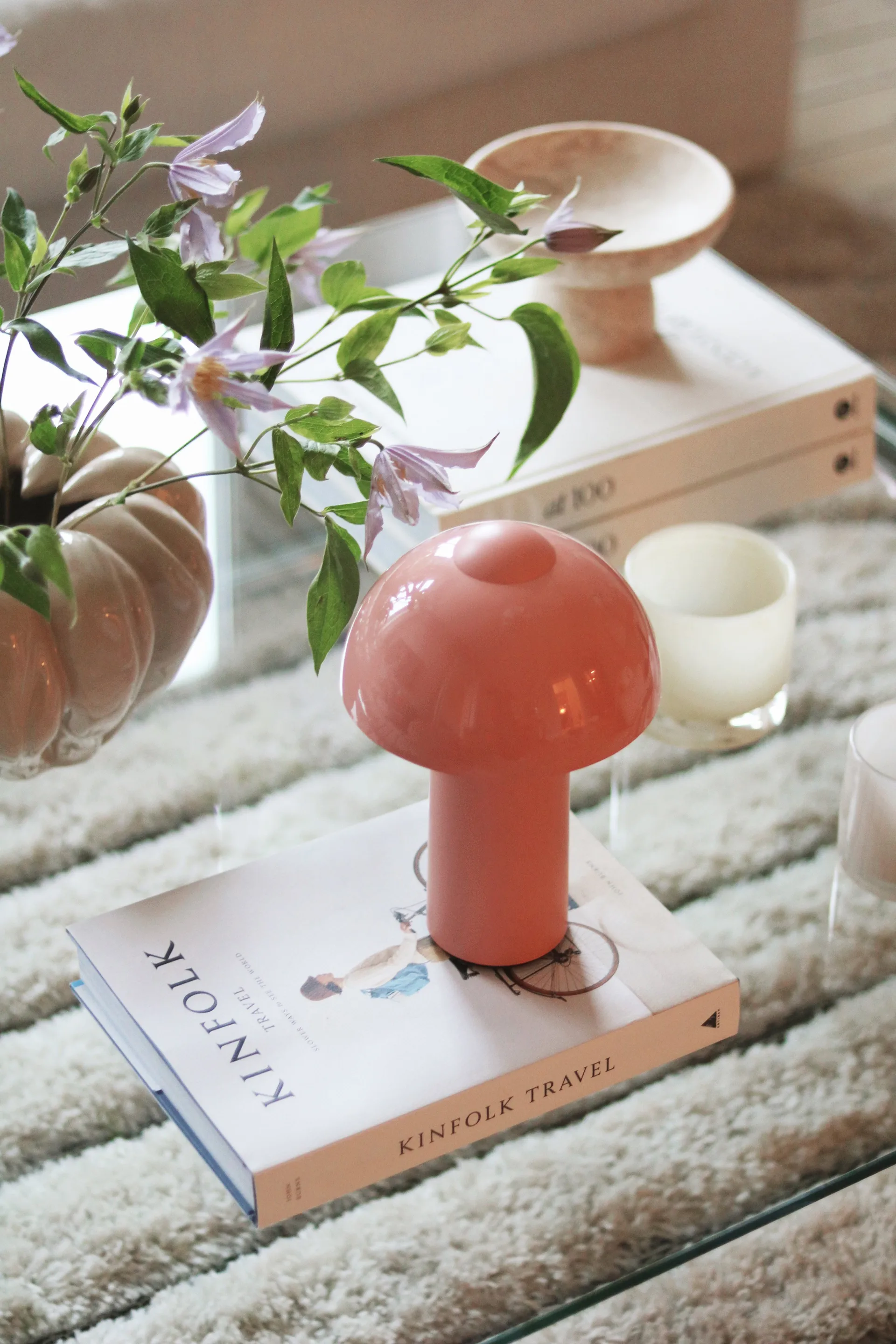 Lampada da tavolo portatile Buddy, Blush Globen Lighting