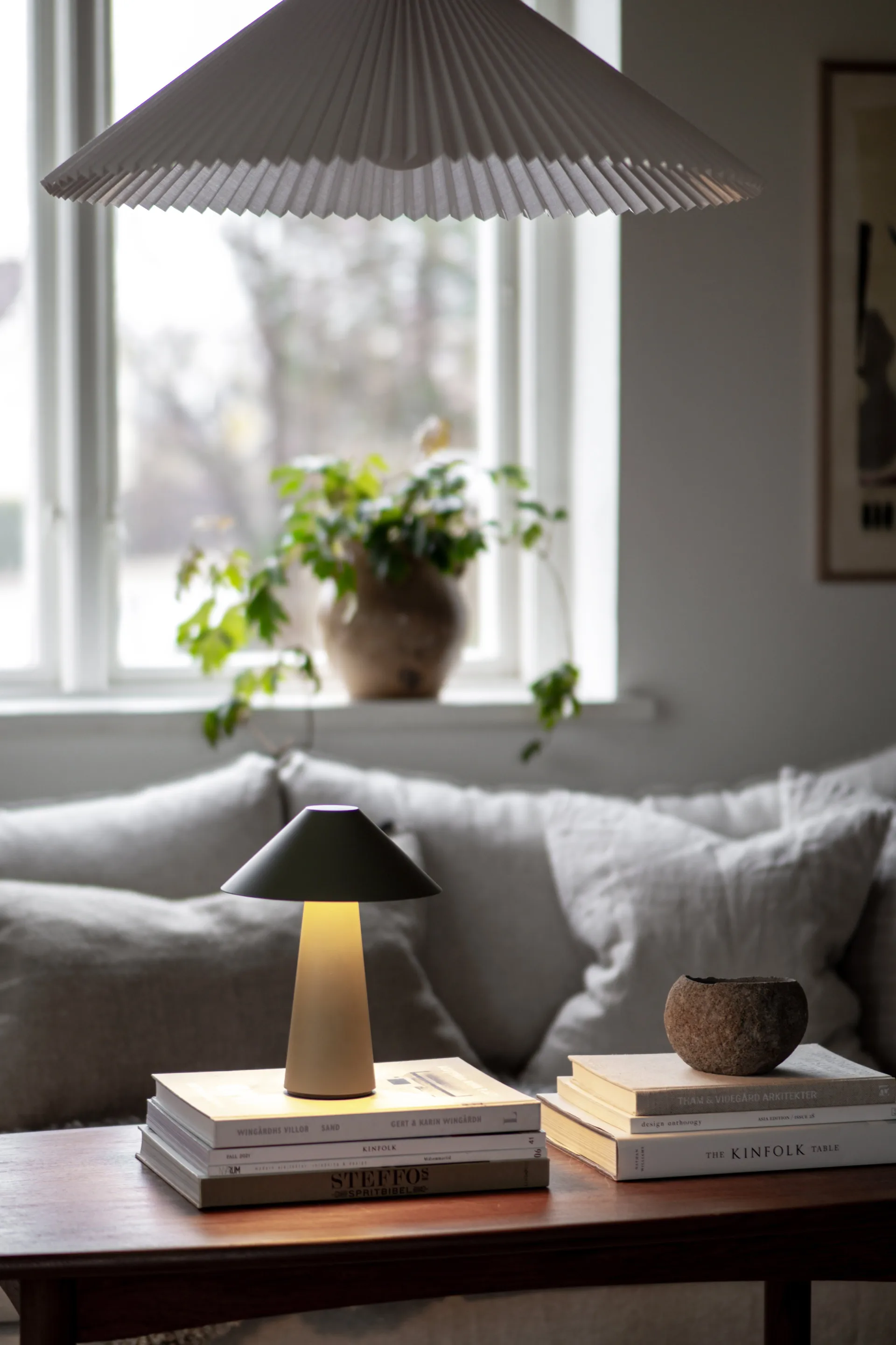 Lampada da tavolo portatile Cannes, Verde Globen Lighting