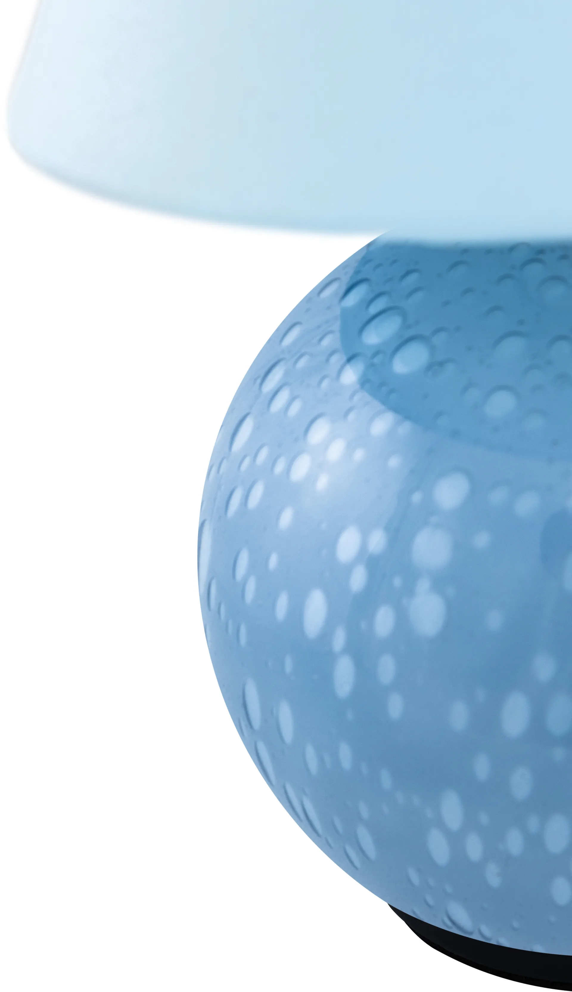 Lampada da tavolo portatile Iris 16, Blu colomba Globen Lighting