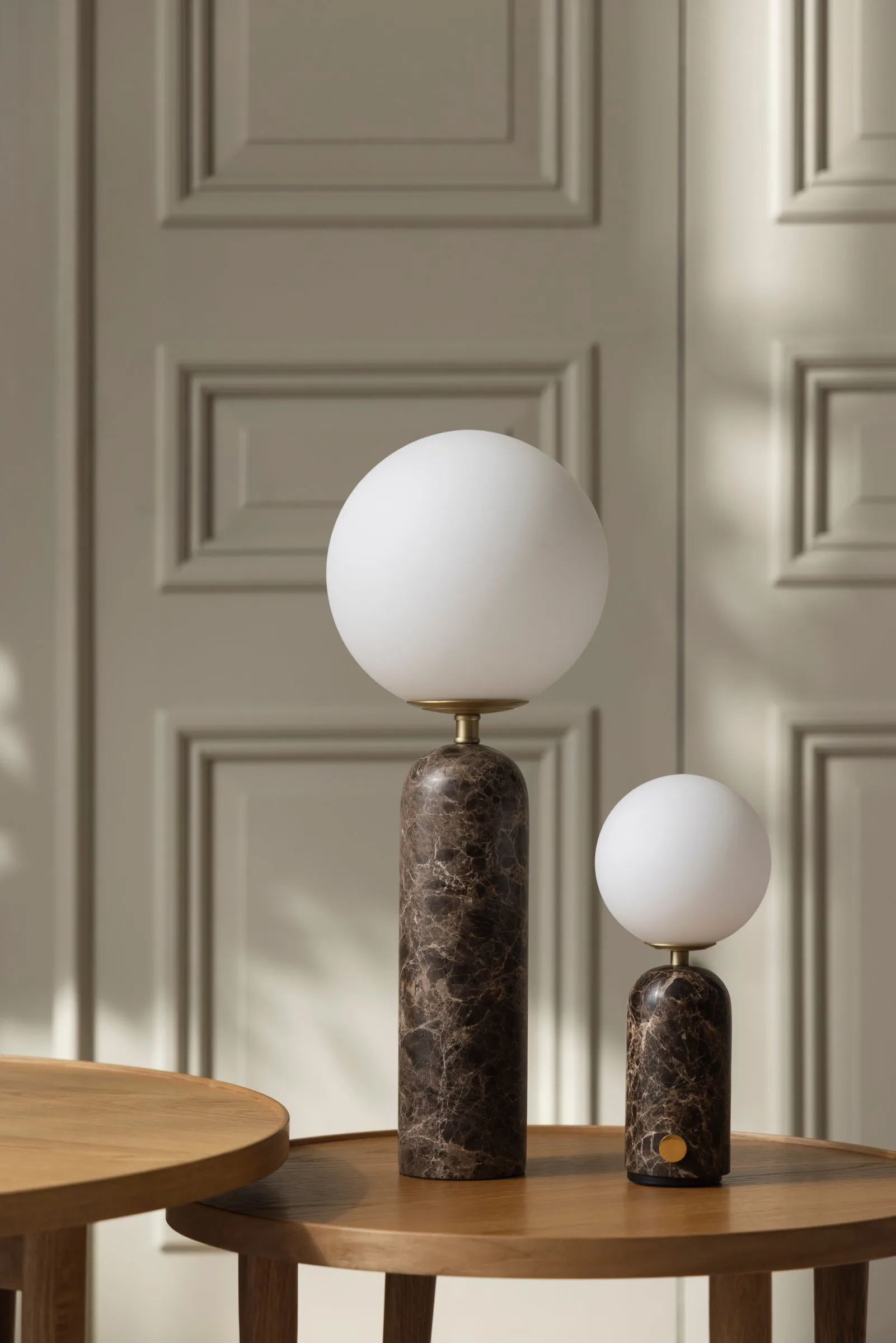 Lampada da tavolo portatile Torrano, Marmo marrone Globen Lighting