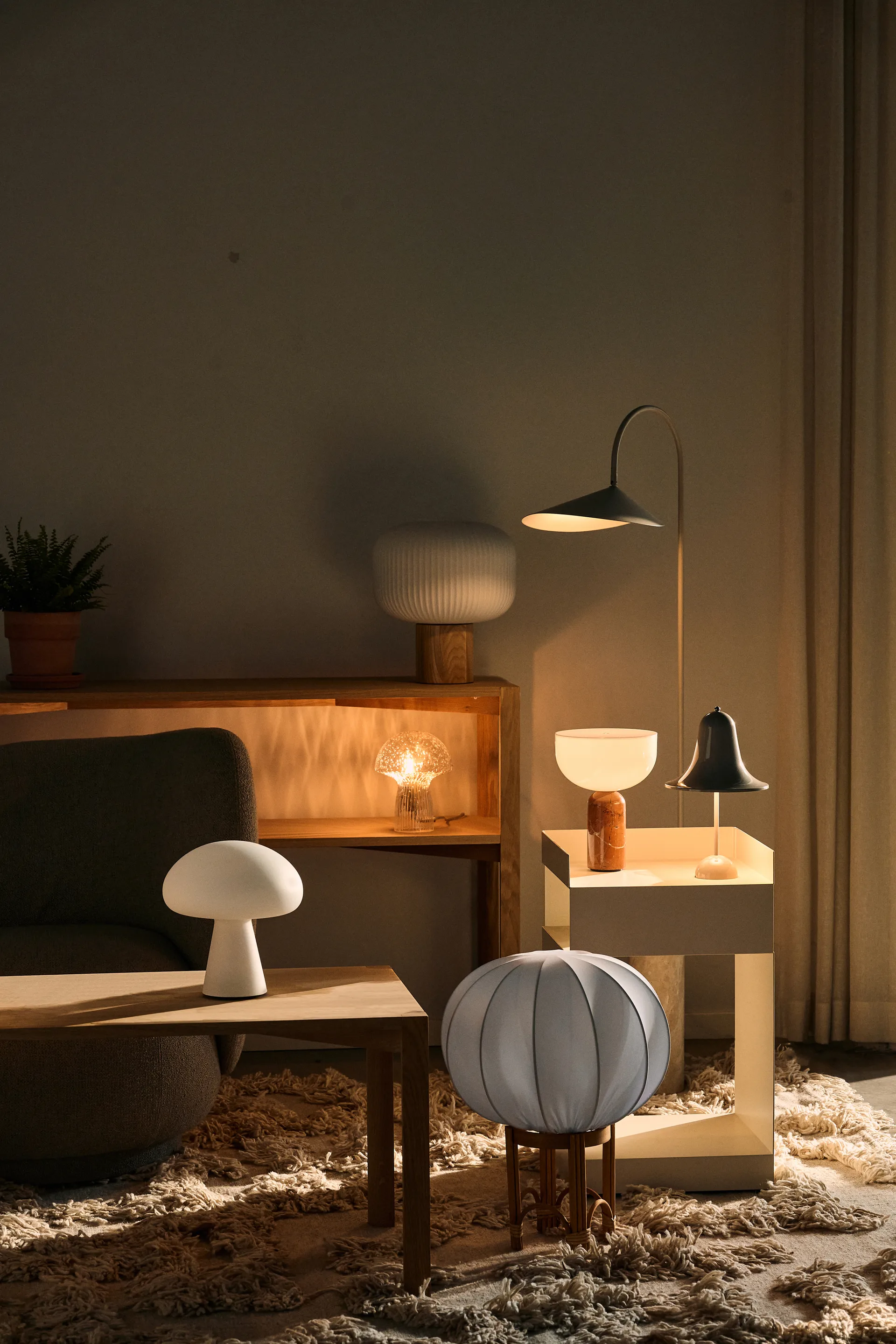 Lampada da terra Fiji 38 cm, Naturale Globen Lighting