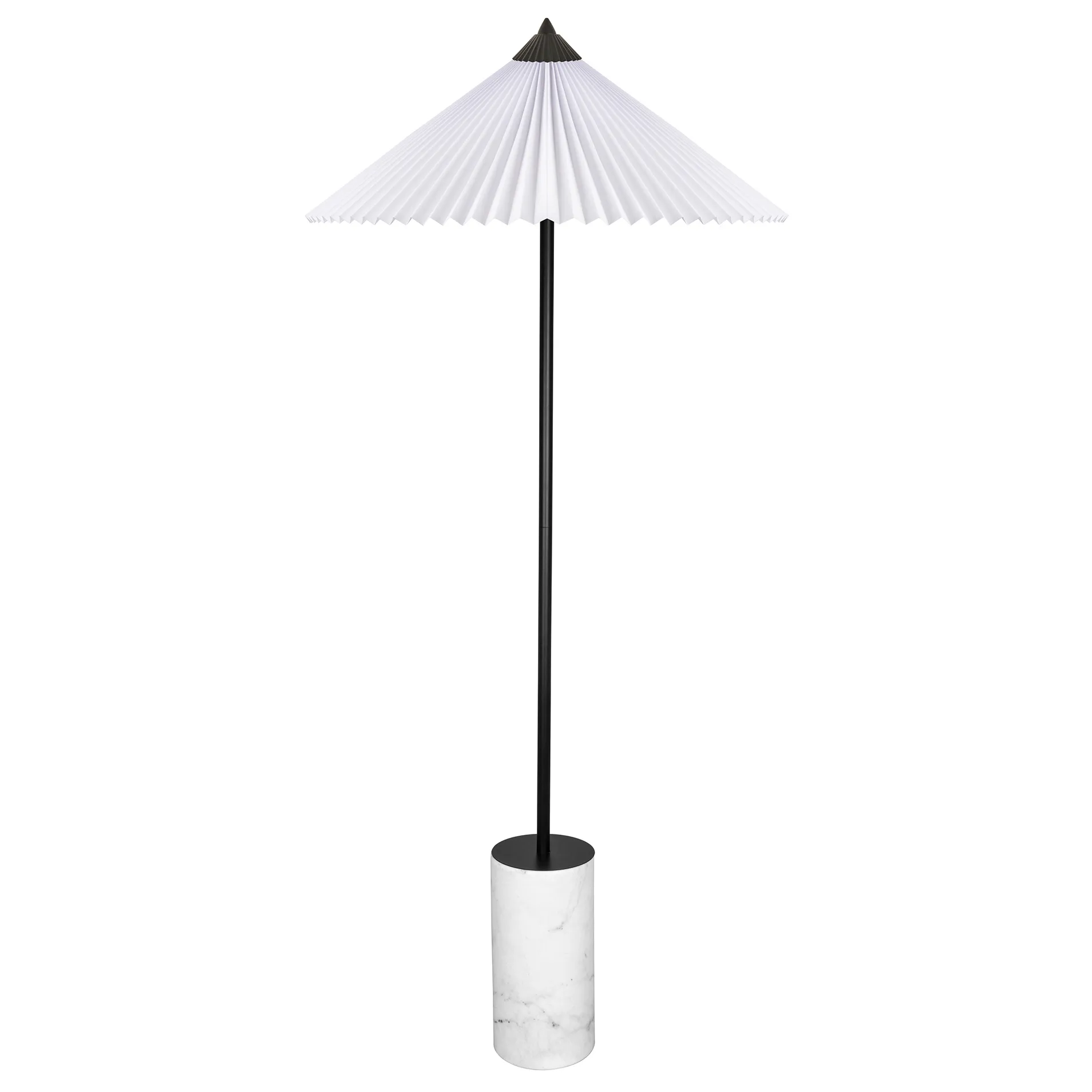 Lampada da terra Matisse 150 cm, Nero-bianco Globen Lighting
