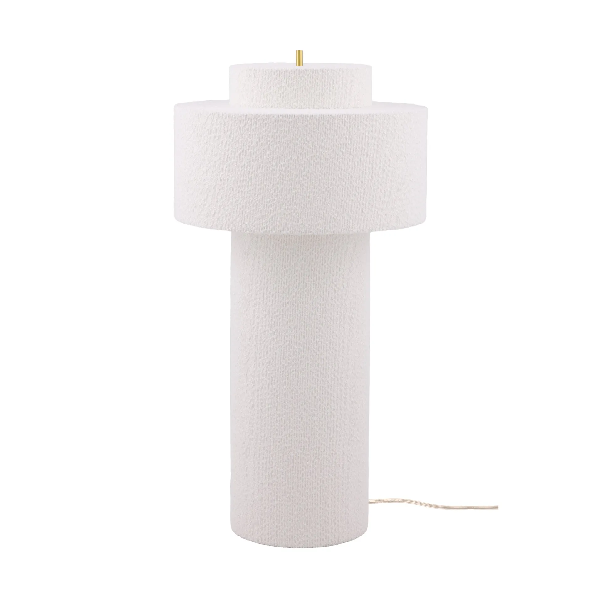 Lampada da terra Noah, Bouclé bianco, Ø45x88 cm Globen Lighting