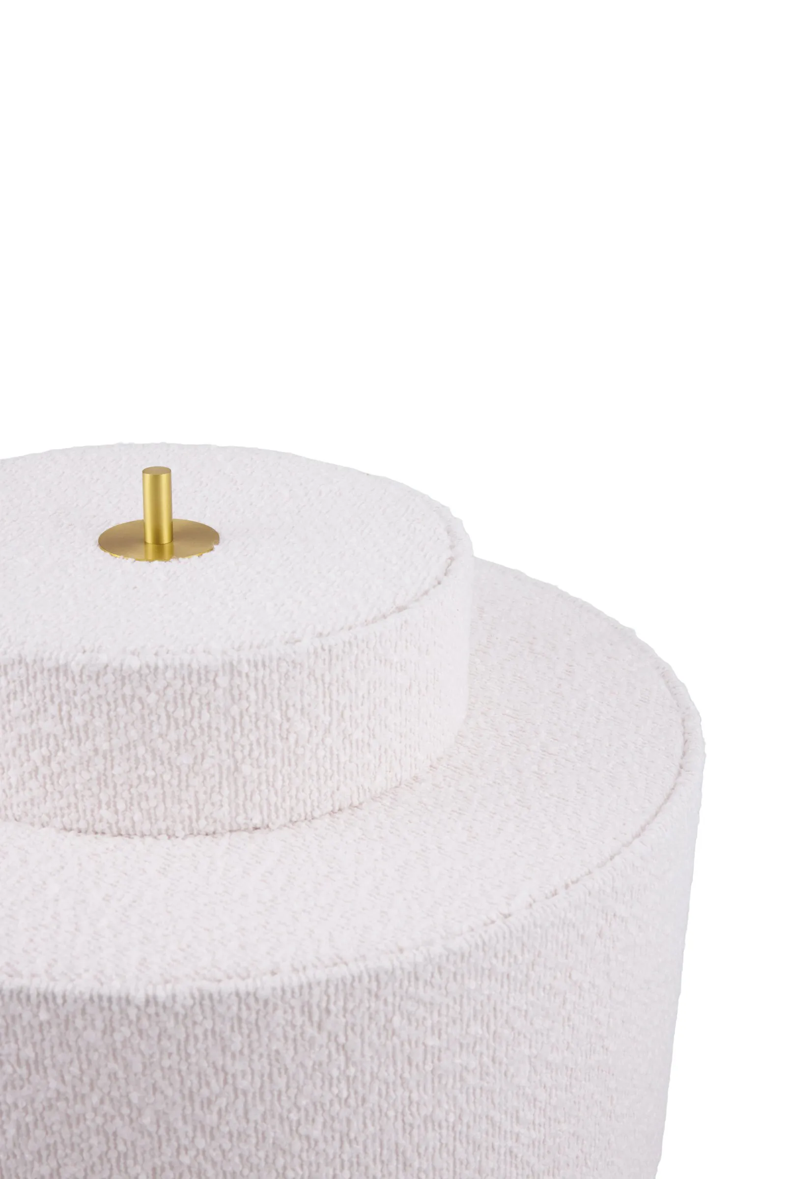 Lampada da terra Noah, Bouclé bianco, Ø45x88 cm Globen Lighting