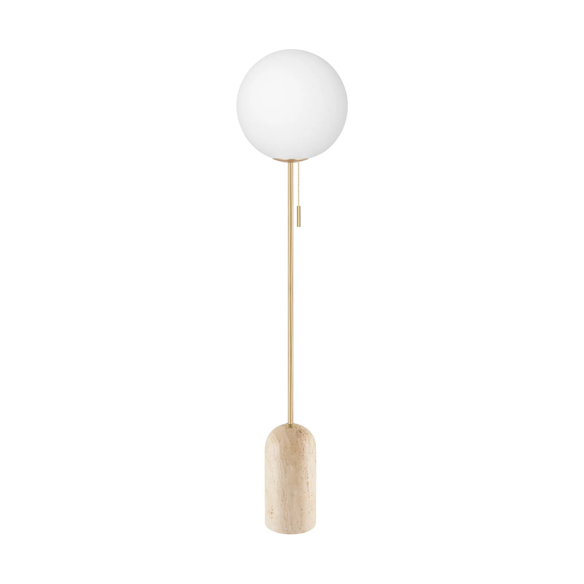 Lampada da terra Torrano, Travertino Globen Lighting