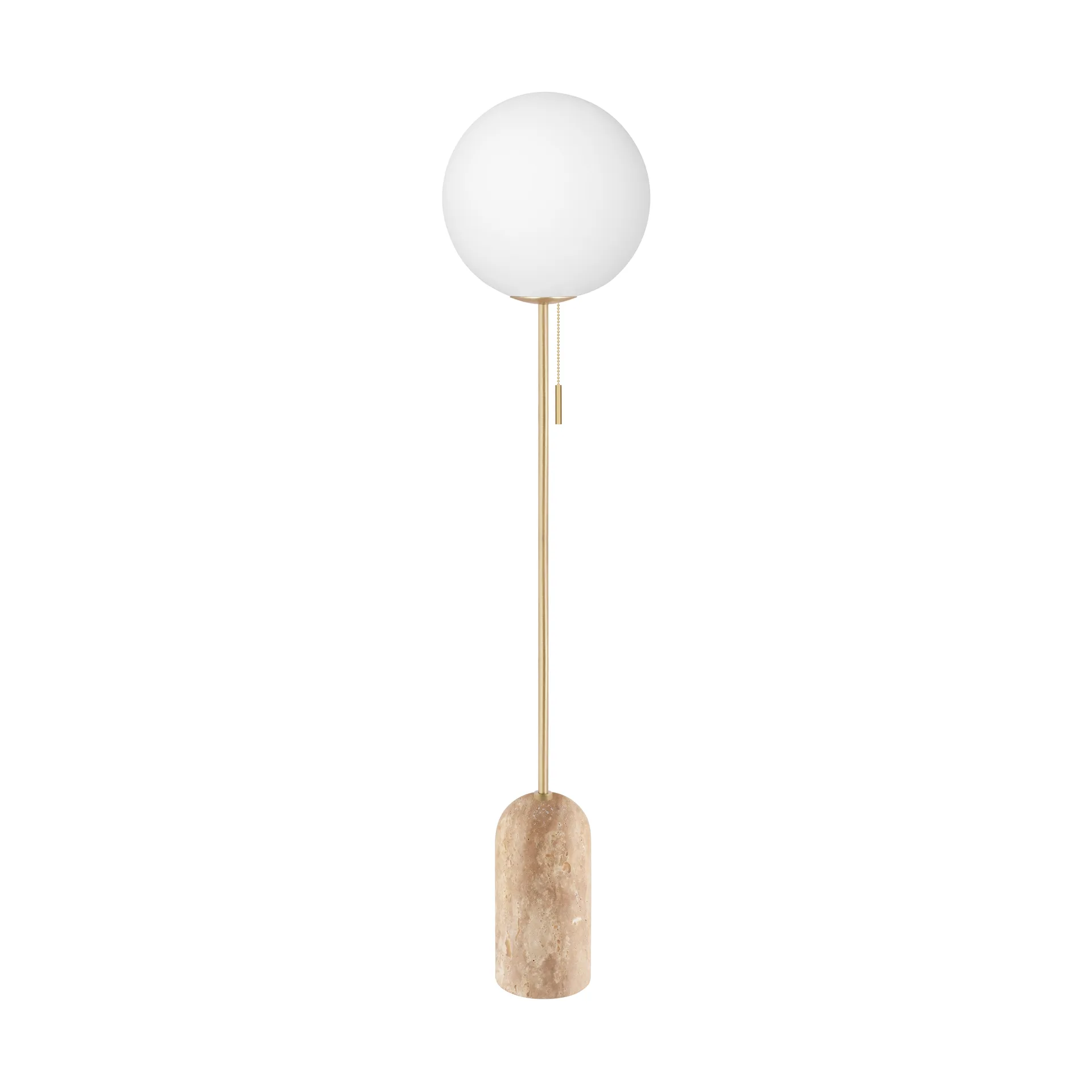 Lampada da terra Torrano, Travertino Globen Lighting