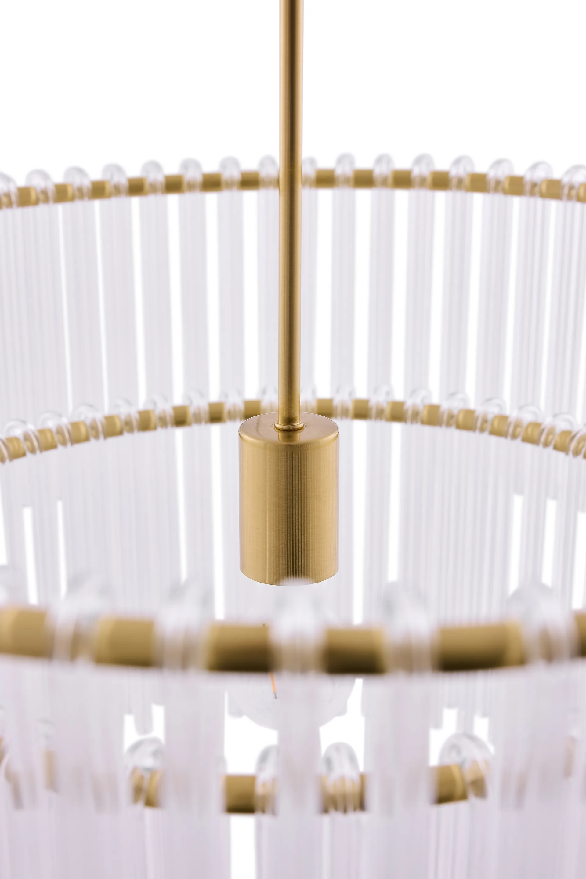 Lampadario a sospensione Hook 60, Ottone chiaro spazzolato Globen Lighting