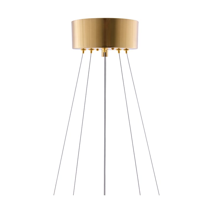 Lampadario a sospensione Hook 60, Ottone chiaro spazzolato Globen Lighting
