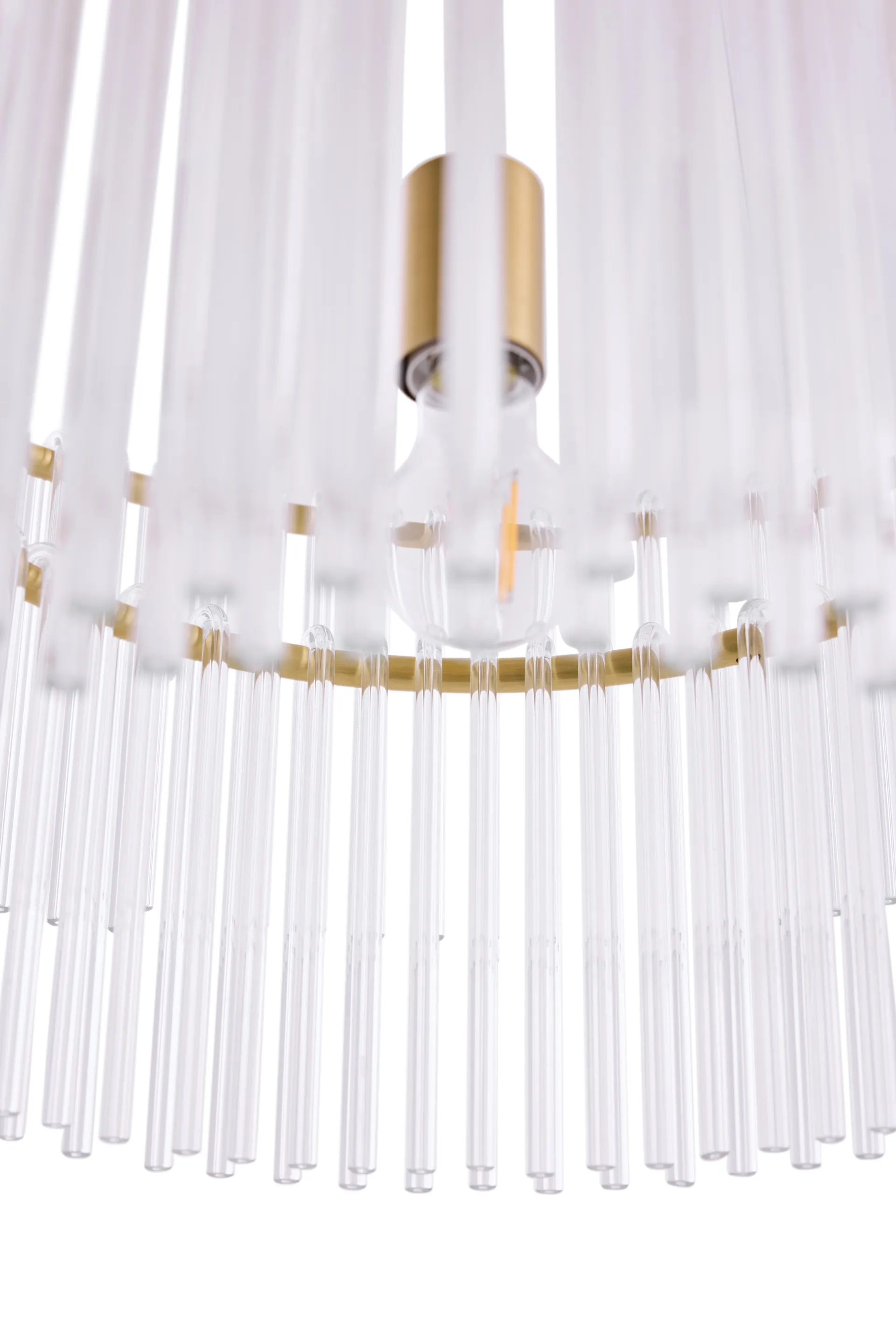 Lampadario a sospensione Hook 60, Ottone chiaro spazzolato Globen Lighting