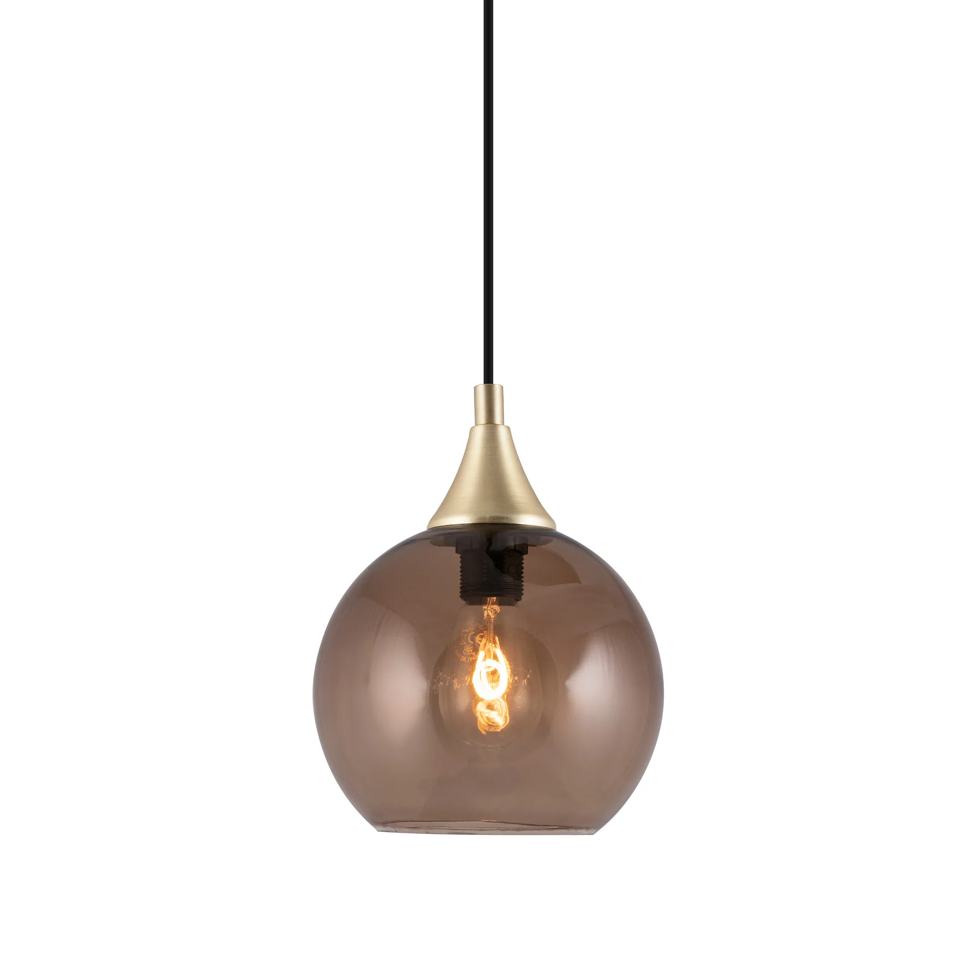 Lampadario Bowl mini, marrone Globen Lighting