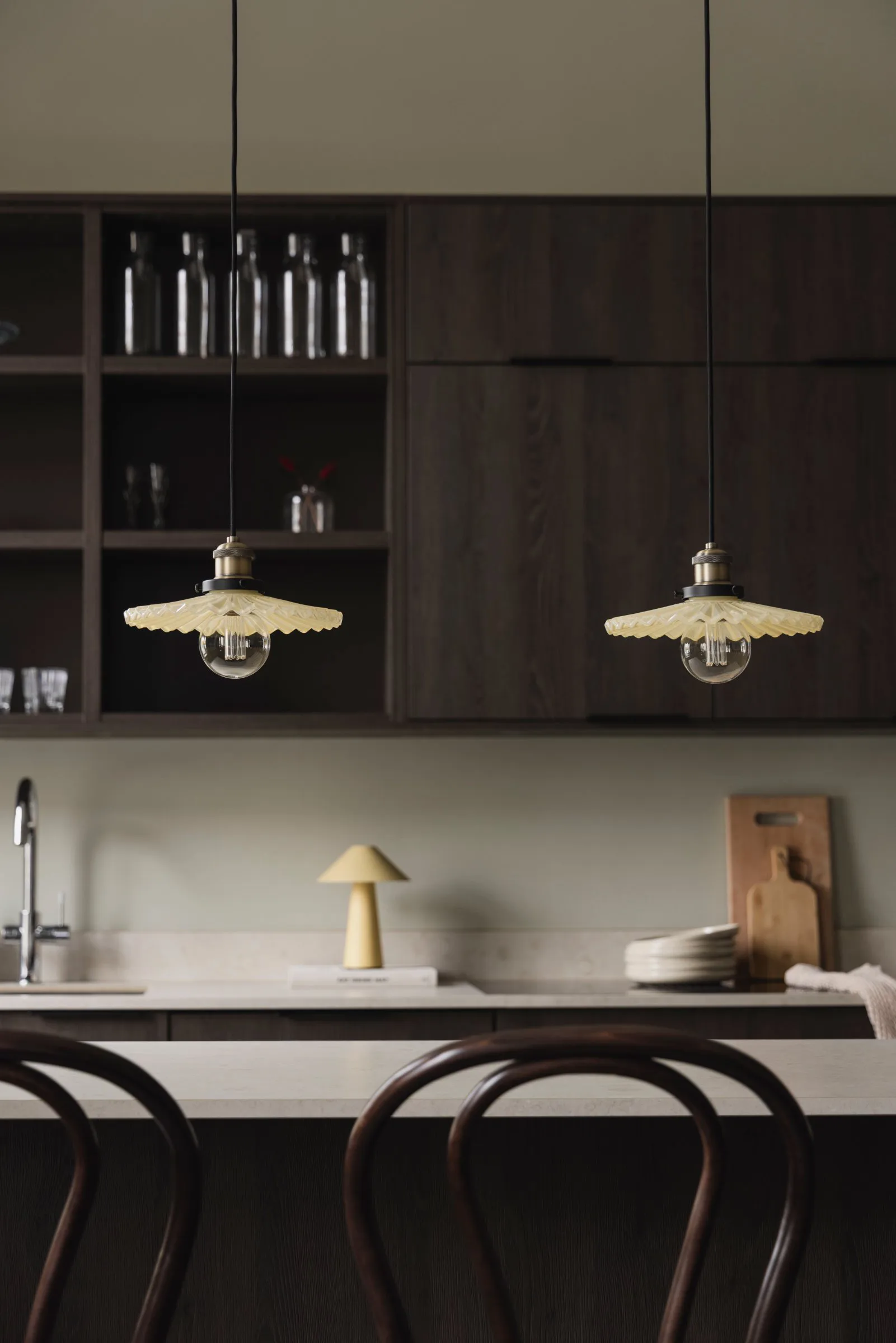 Lampadario Cobbler Ø 25 cm, Crema Globen Lighting