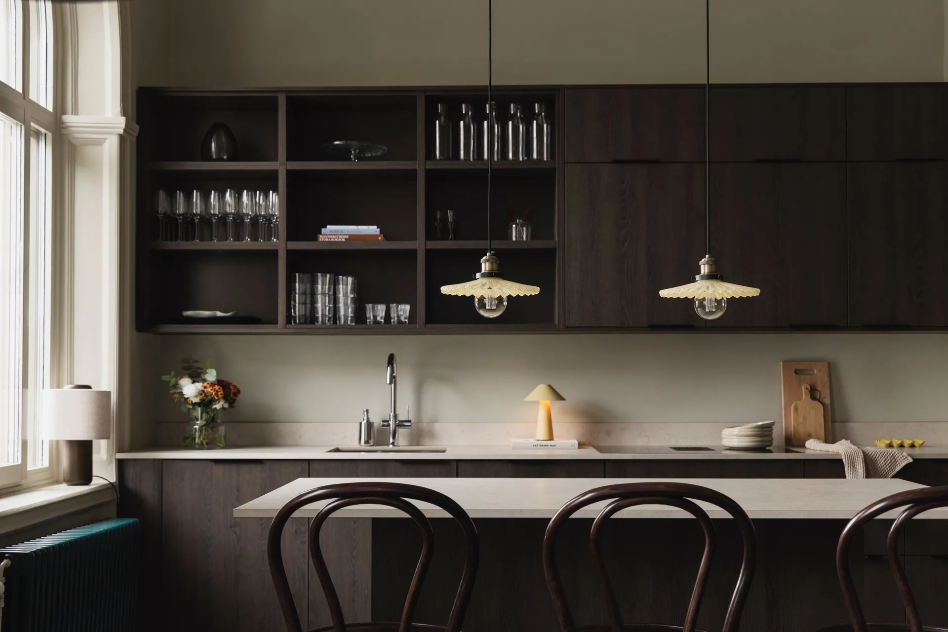 Lampadario Cobbler Ø 25 cm, Crema Globen Lighting