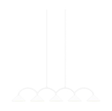 Lampadario Curve 5 - Bianco - Globen Lighting