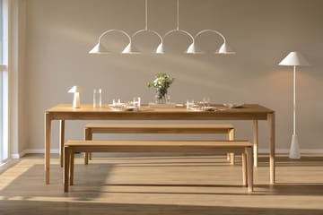 Lampadario Curve 5 - Bianco - Globen Lighting