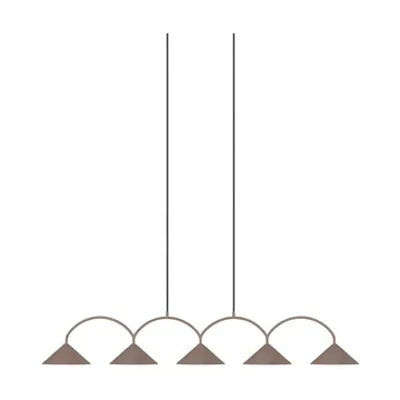 Lampadario Curve 5 - Mocha - Globen Lighting