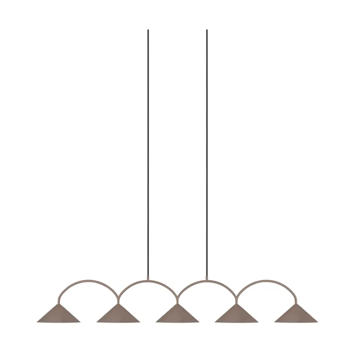 Lampadario Curve 5 - Mocha - Globen Lighting