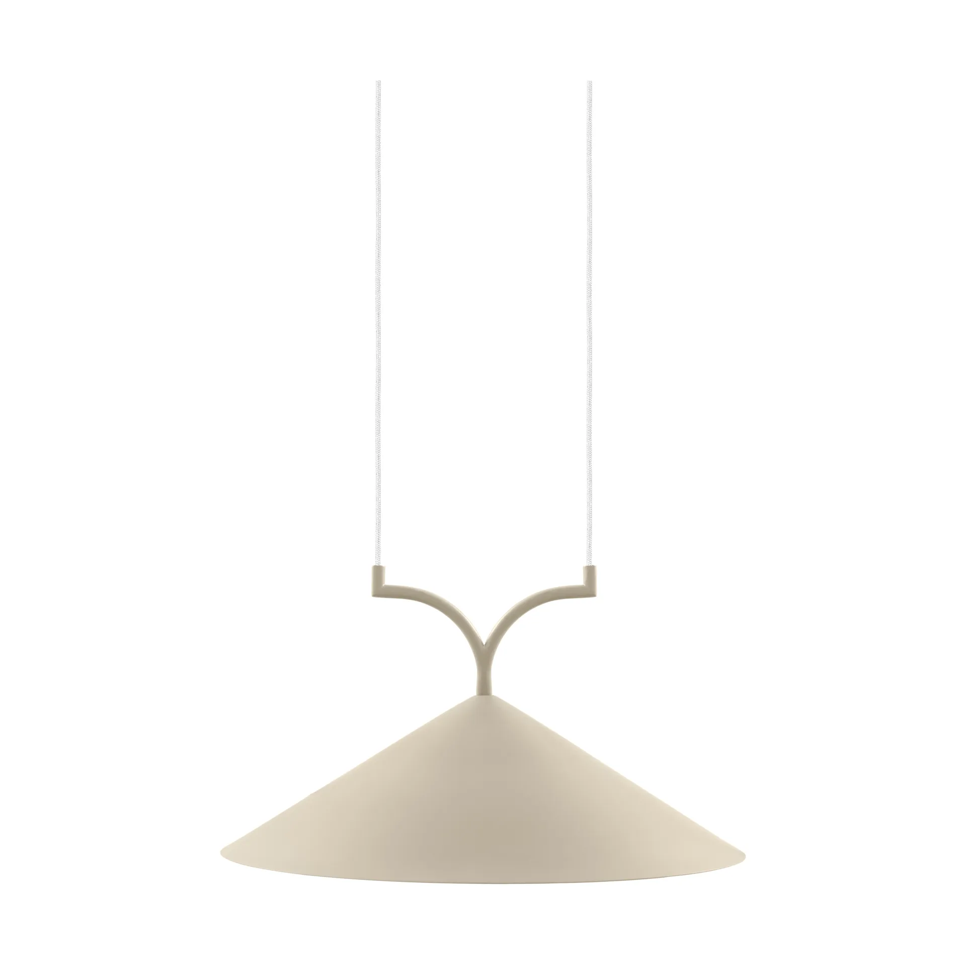 Lampadario Curve 50, Beige Globen Lighting