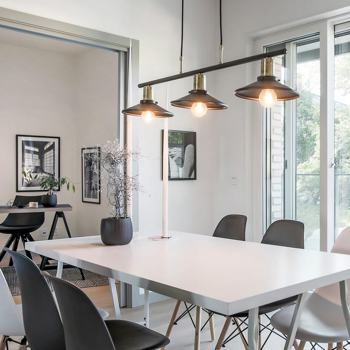Lampadario Disc 3, Nero Globen Lighting