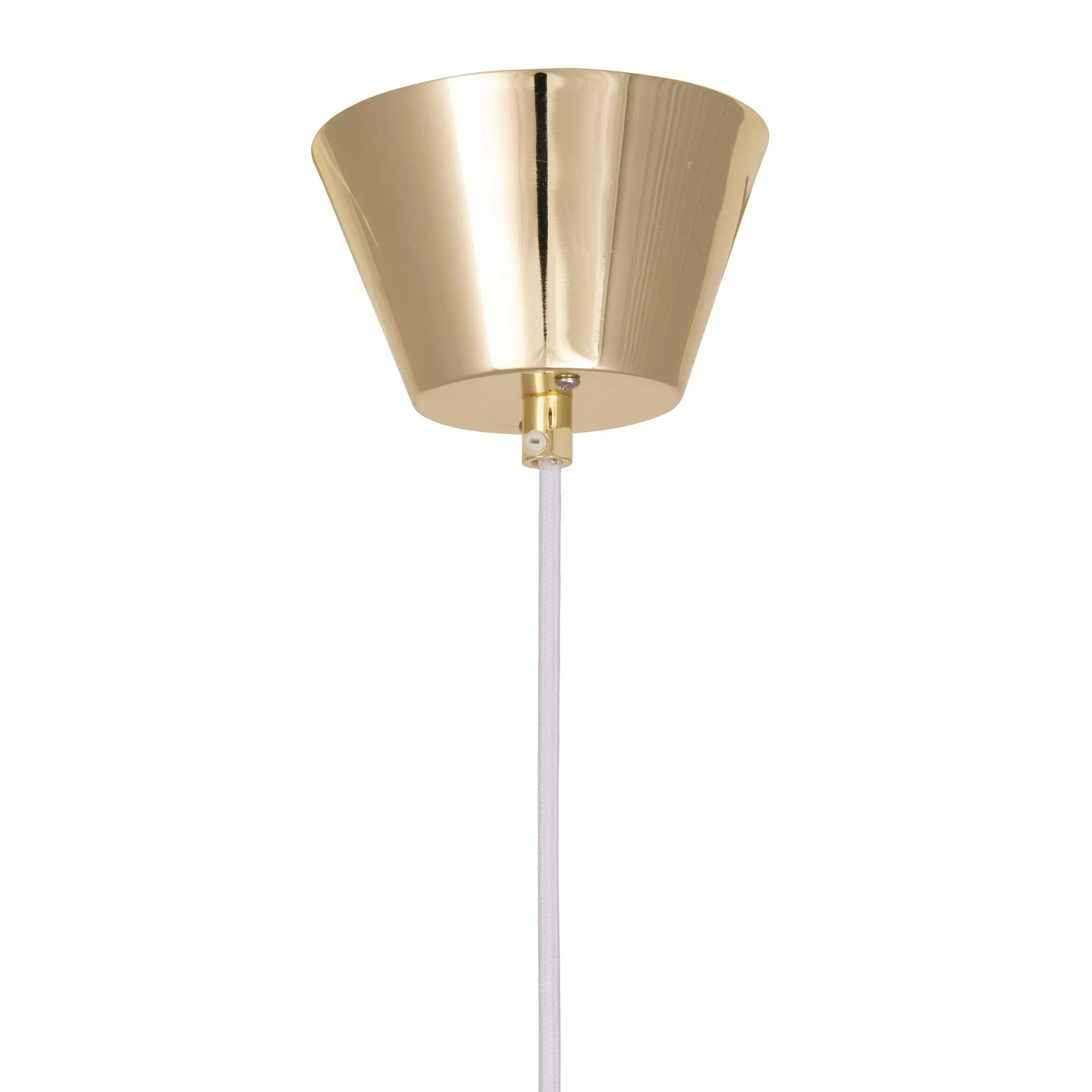 Lampadario Frans, ottone bianco Globen Lighting