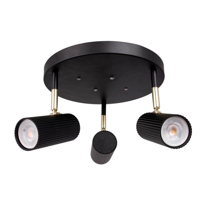 Lampadario Hubble 3, Nero Globen Lighting