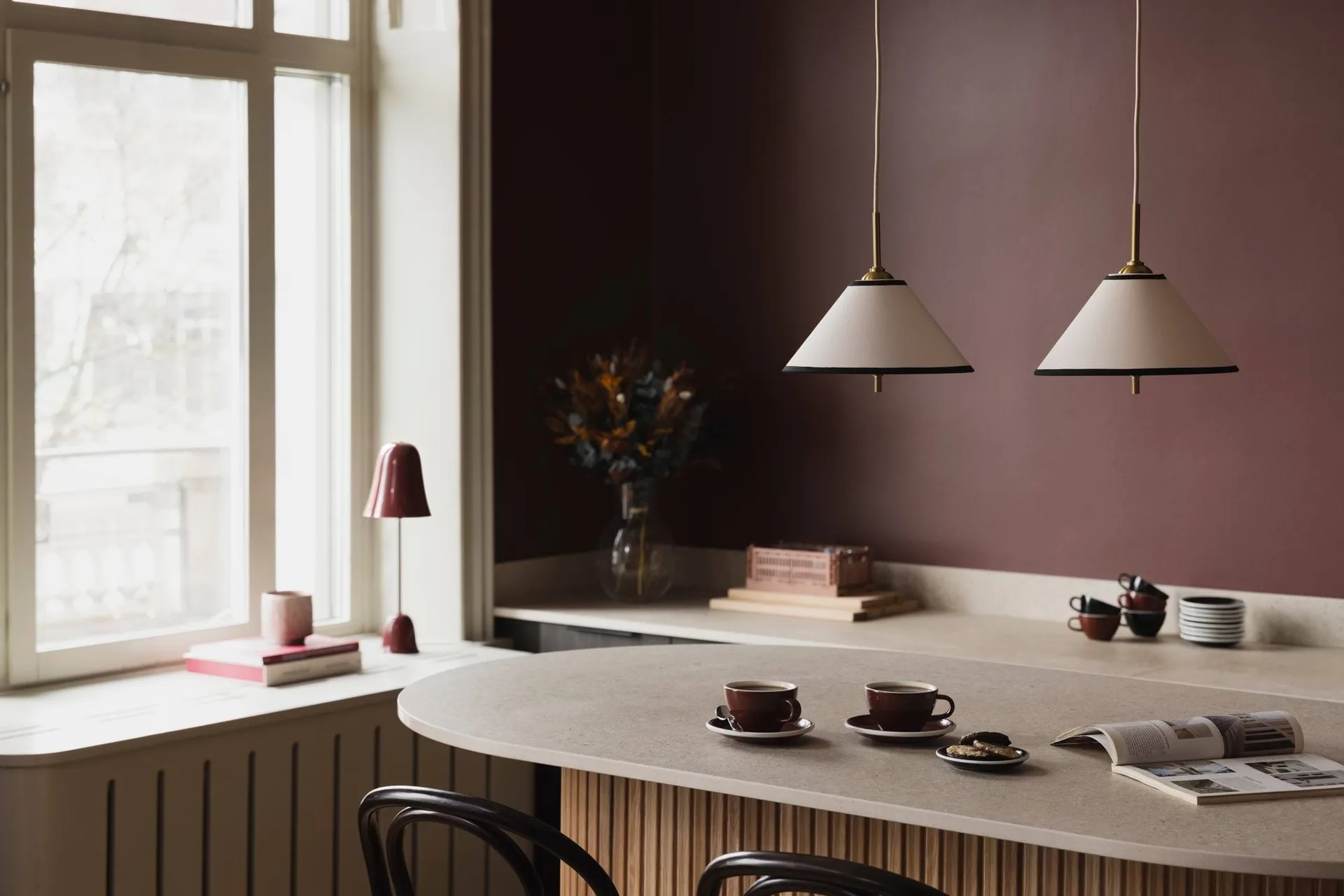 Lampadario Iris 25, Creme-noir (bianco dorato) Globen Lighting
