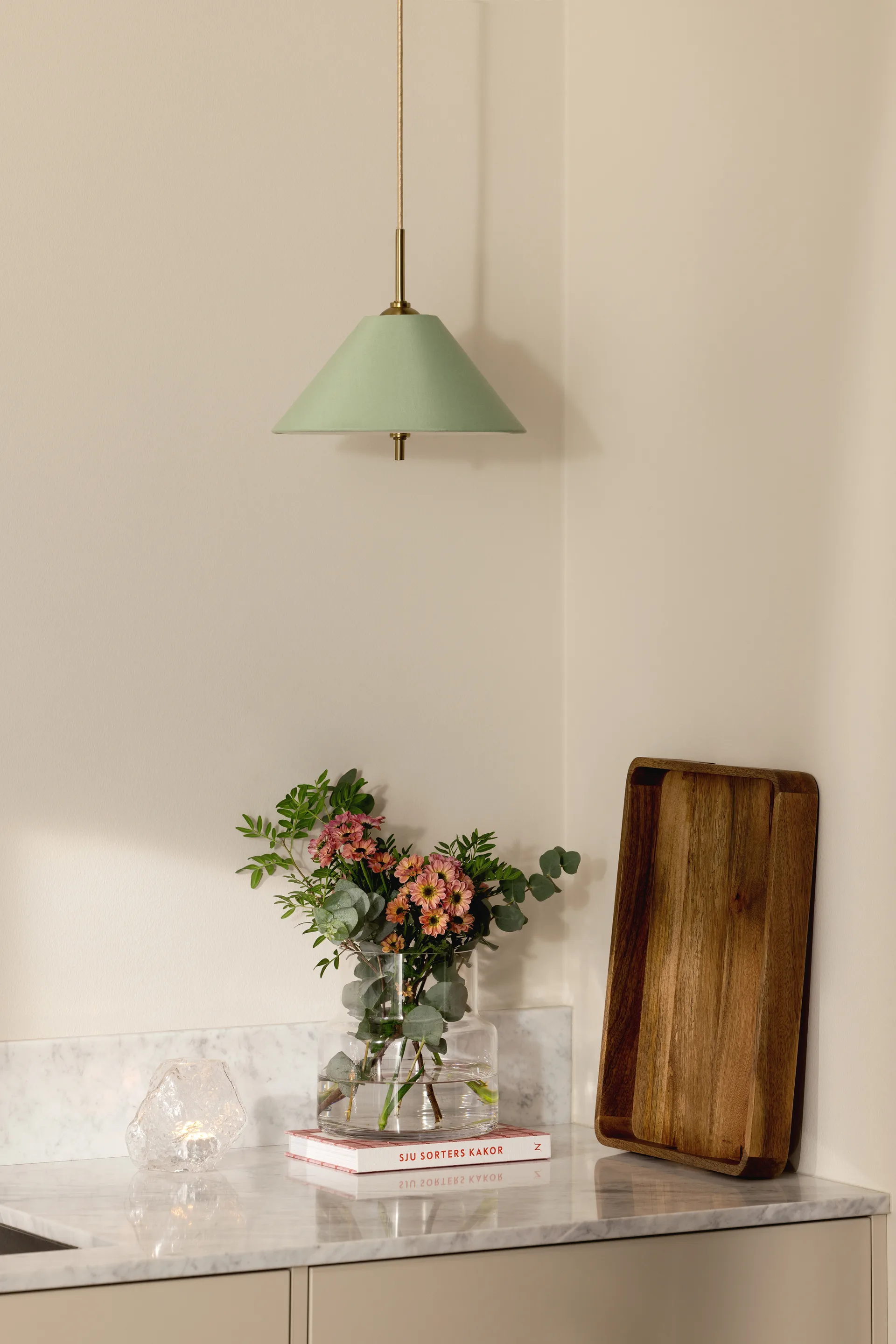 Lampadario Iris 25, Verde Globen Lighting