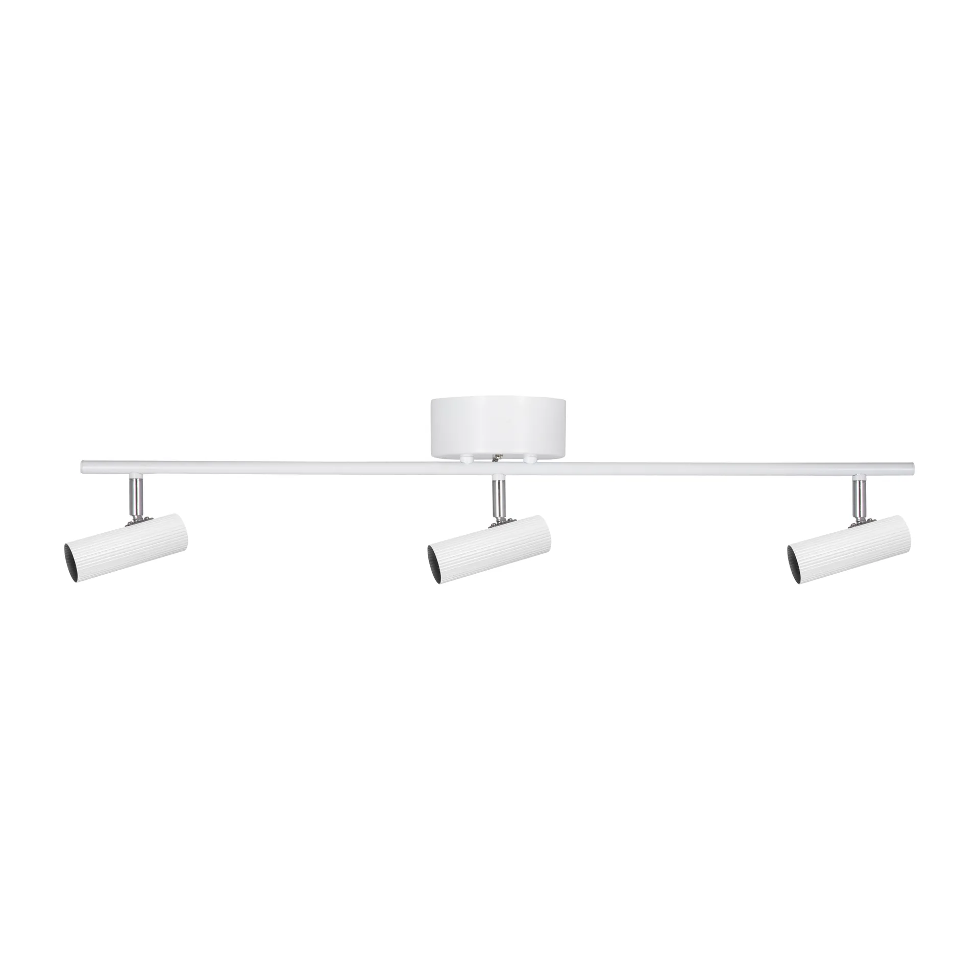 Lampadario lungo Hubble 3, Bianco - cromo Globen Lighting