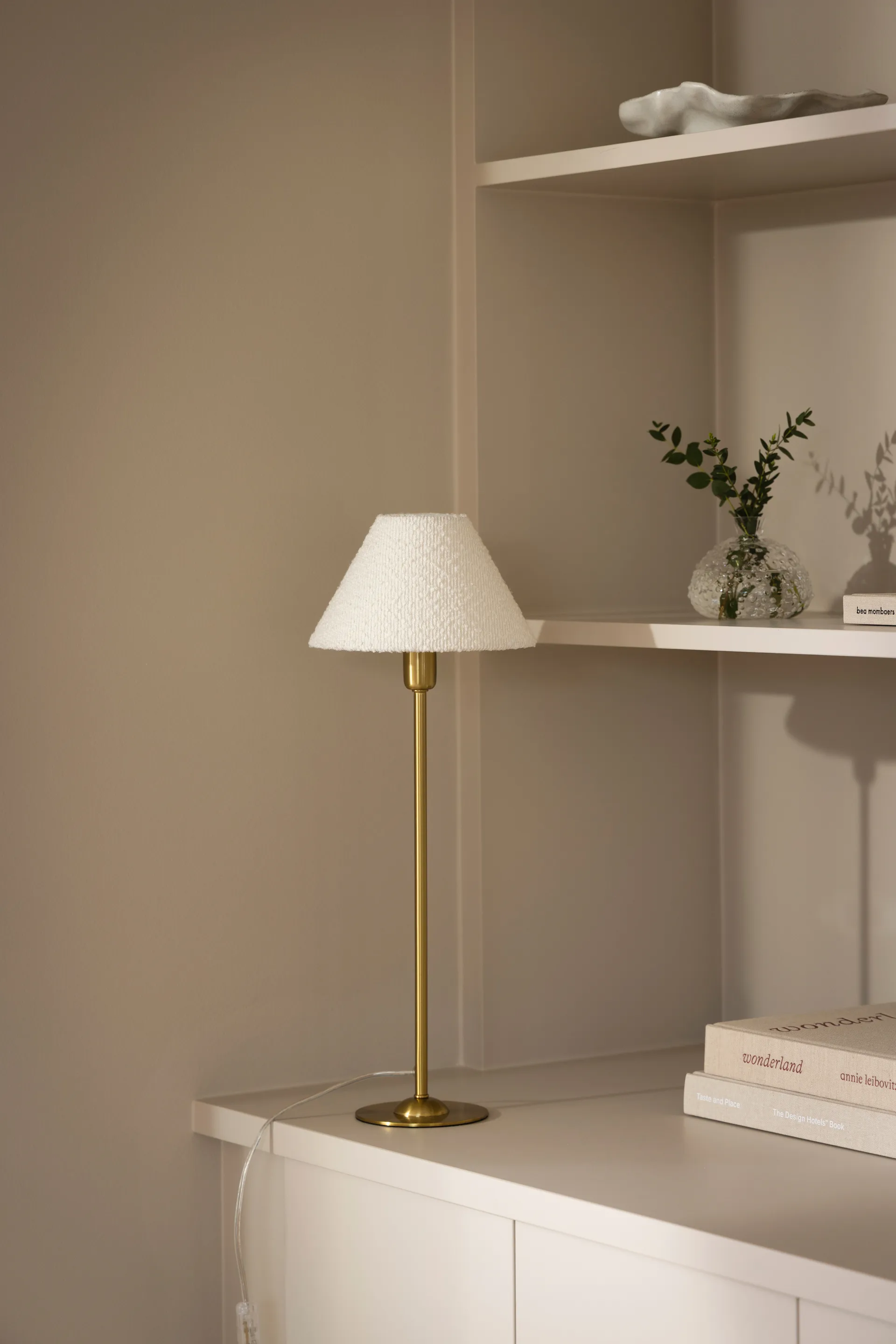 Paralume Iris 20, Bouclé bianco Globen Lighting