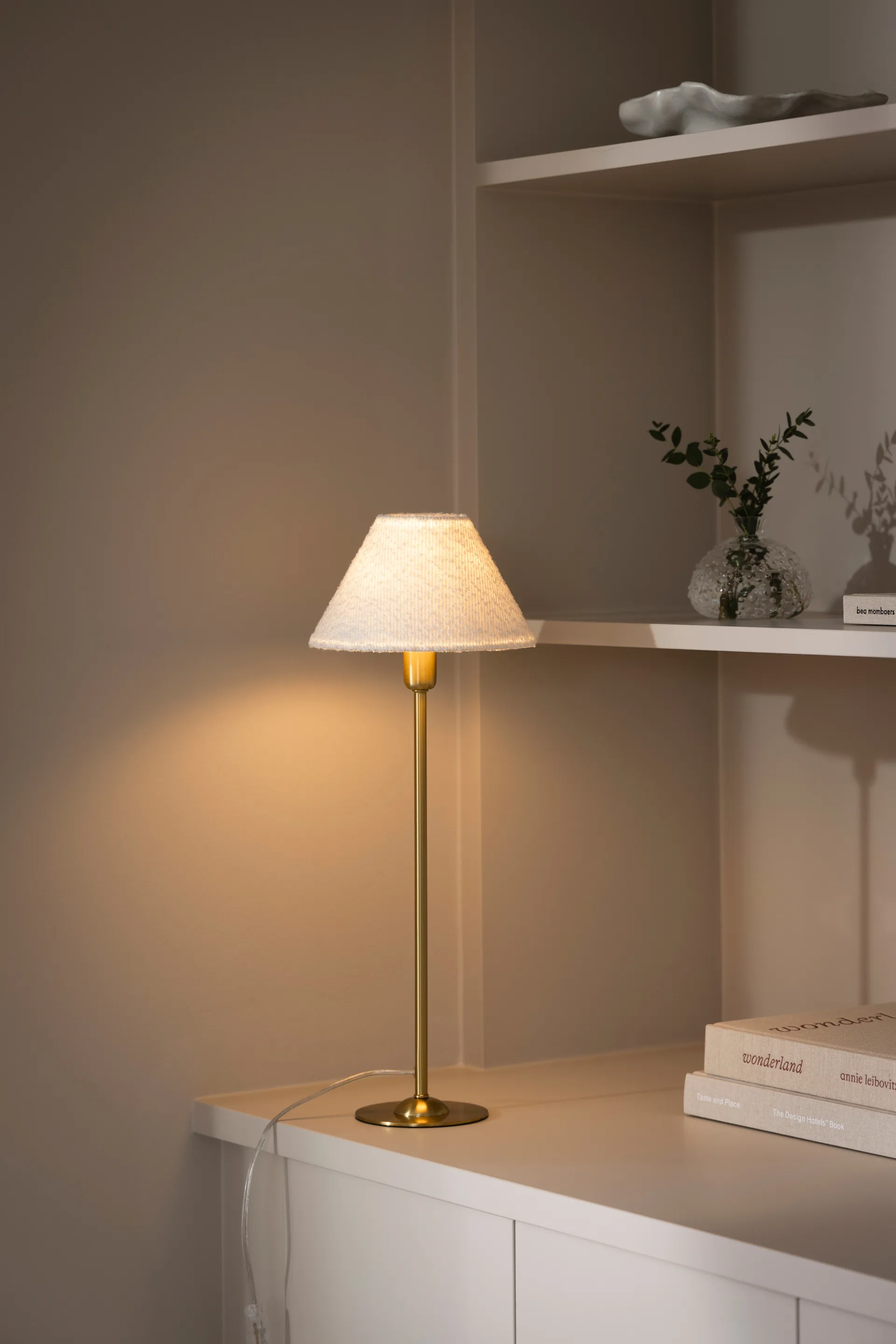 Paralume Iris 20, Bouclé bianco Globen Lighting