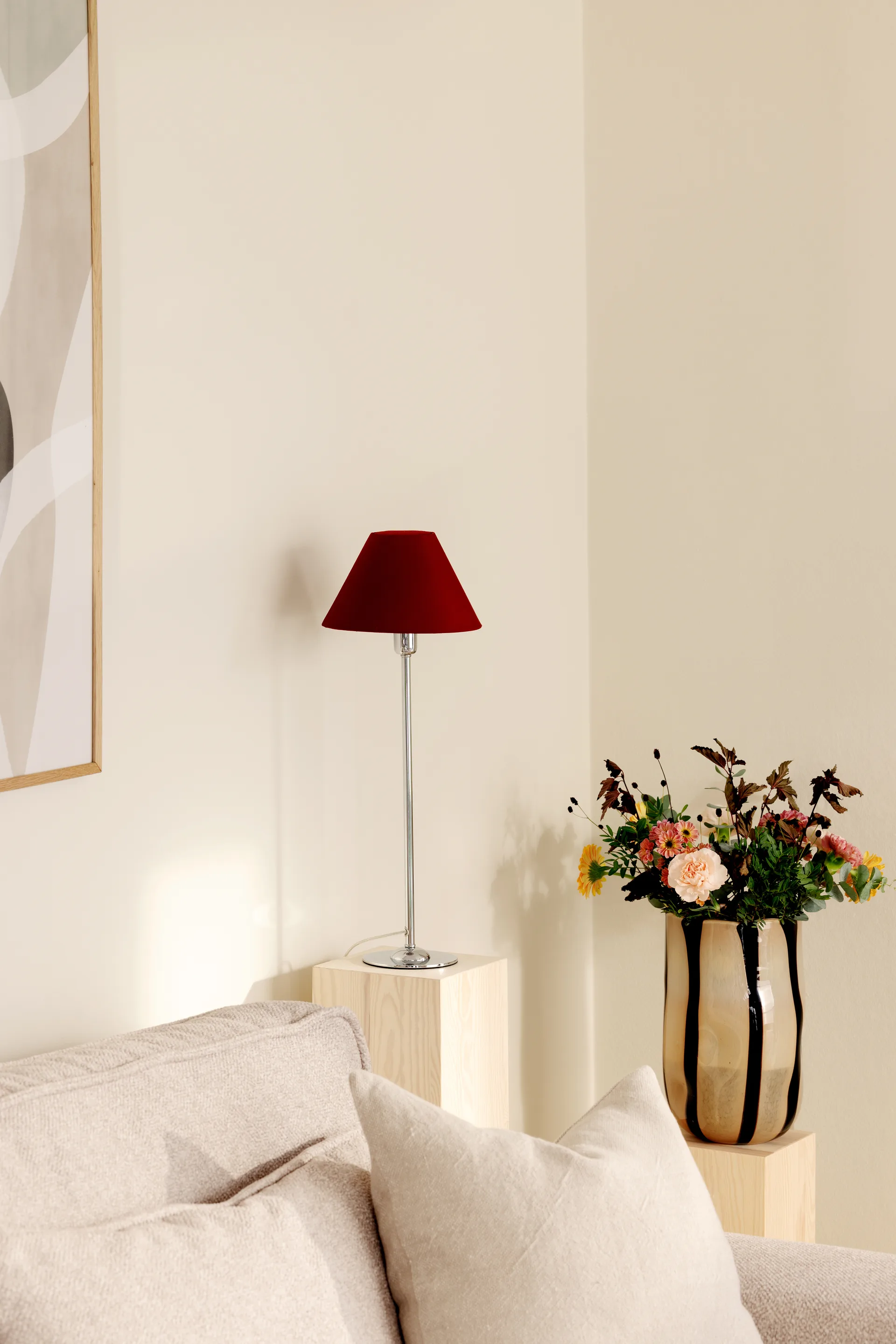 Paralume Iris 20, Burgundy Globen Lighting