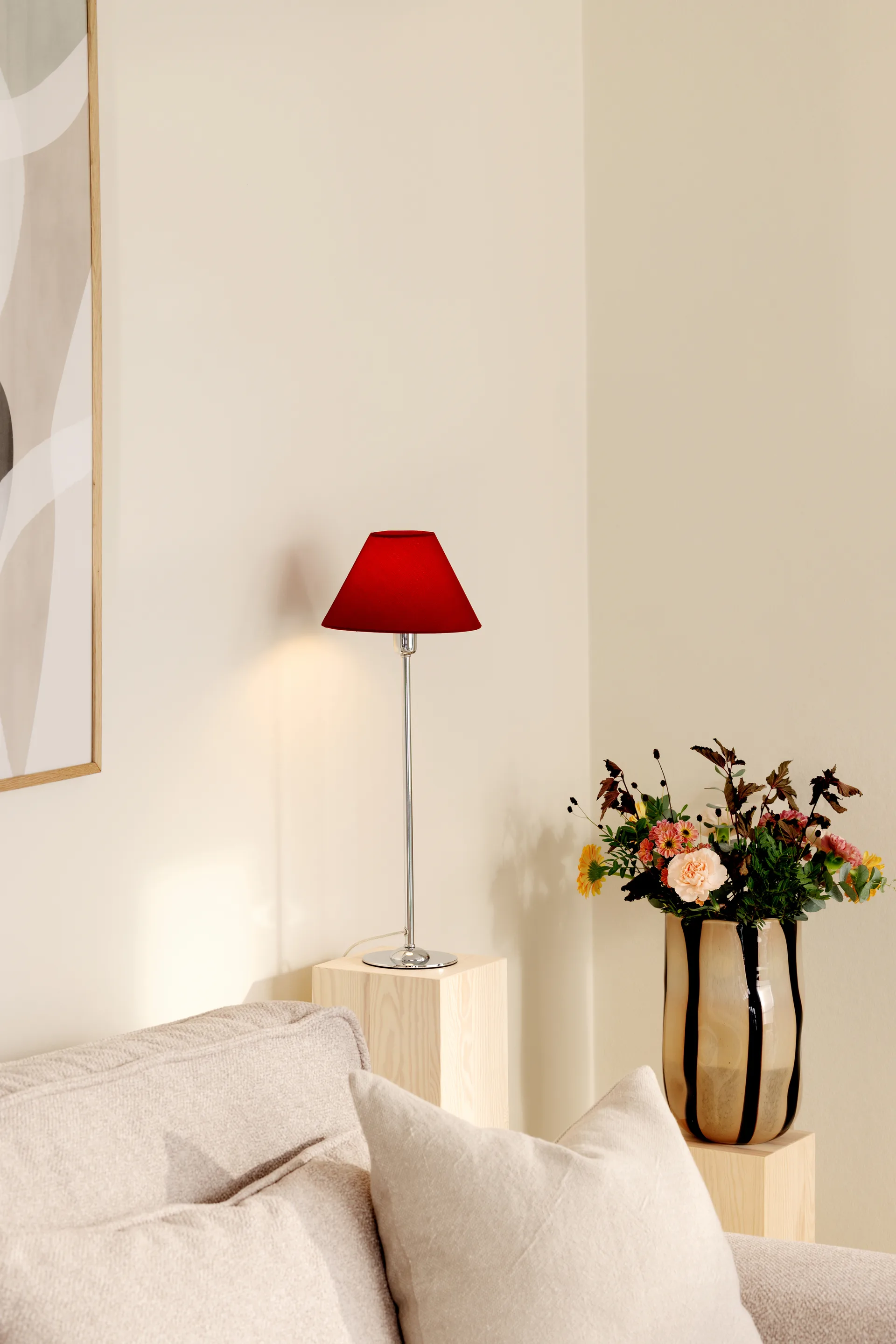 Paralume Iris 20, Burgundy Globen Lighting