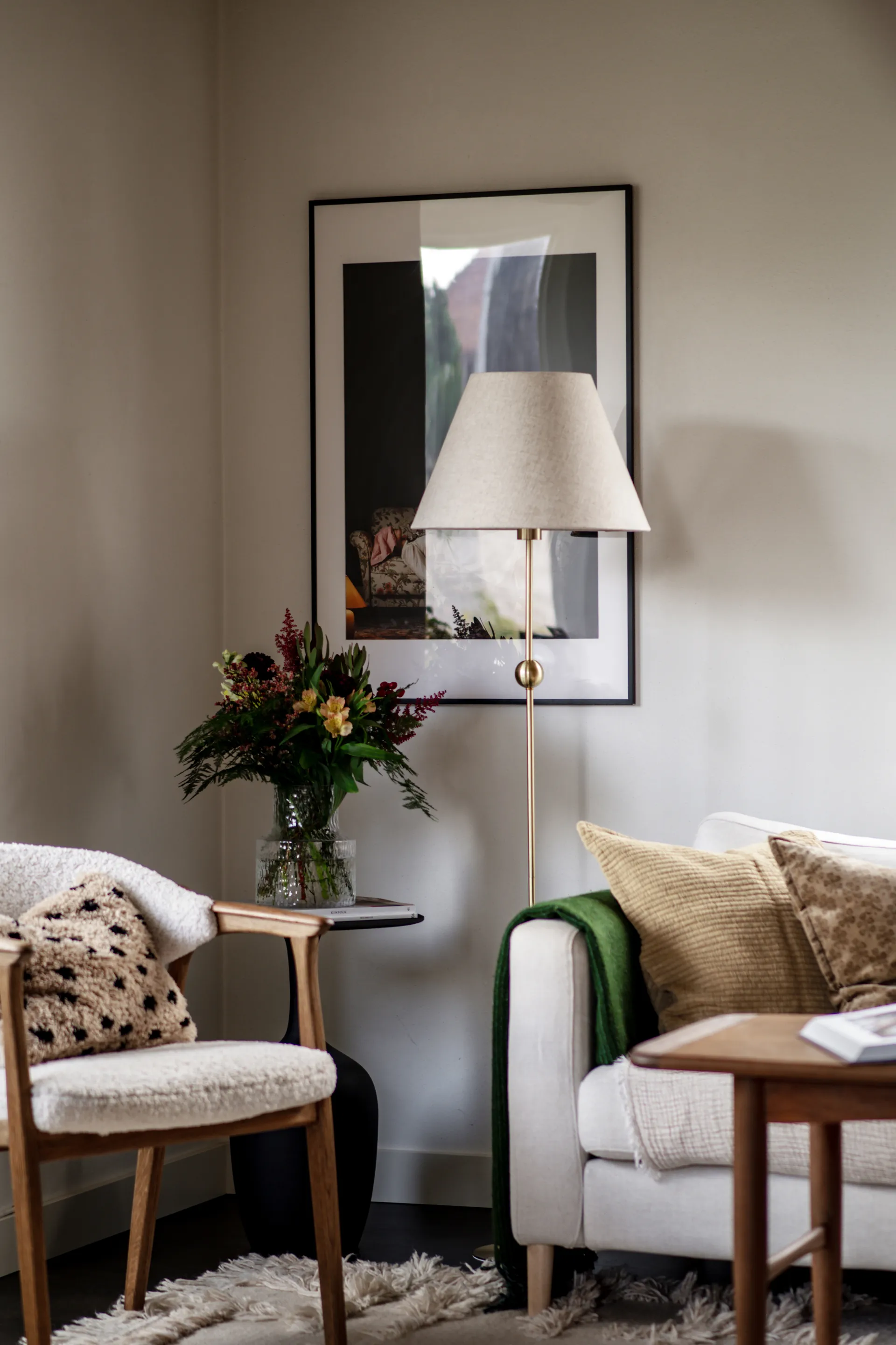 Paralume Sigrid 40, Beige Globen Lighting