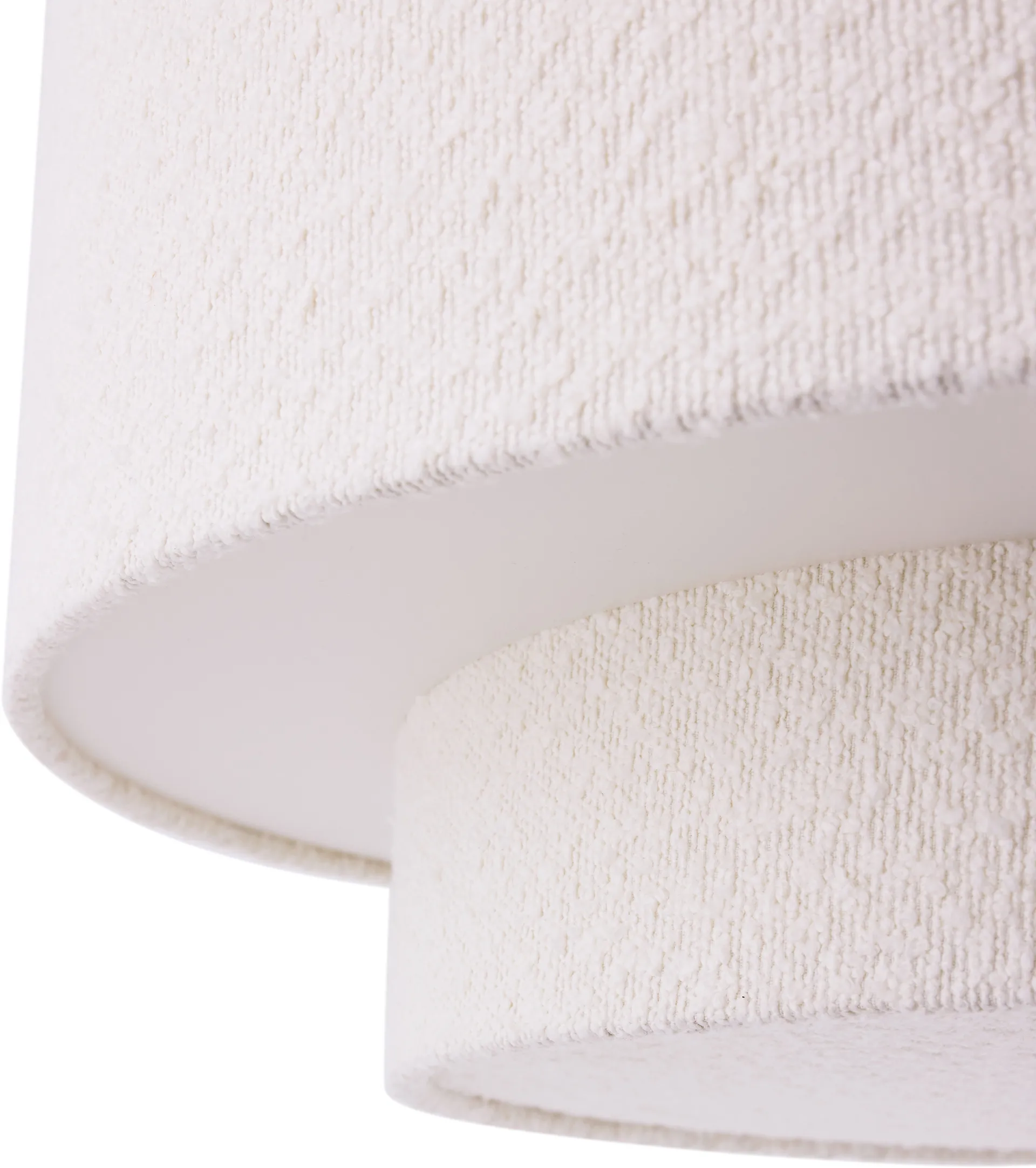 Pendente Noah Ø50 cm, Bouclé bianco Globen Lighting