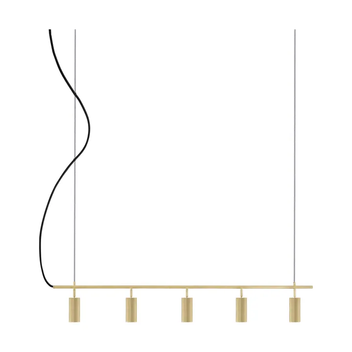 Plafoniera Hubble 5 Long - Ottone spazzolato - Globen Lighting