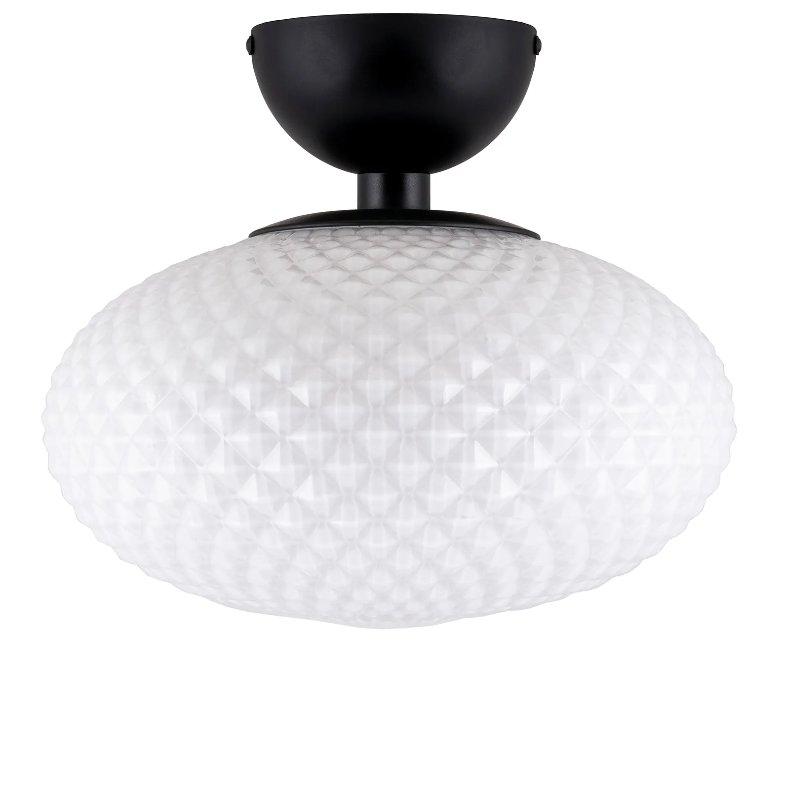 Plafoniera Jackson Ø 28 cm, bianco-nero Globen Lighting