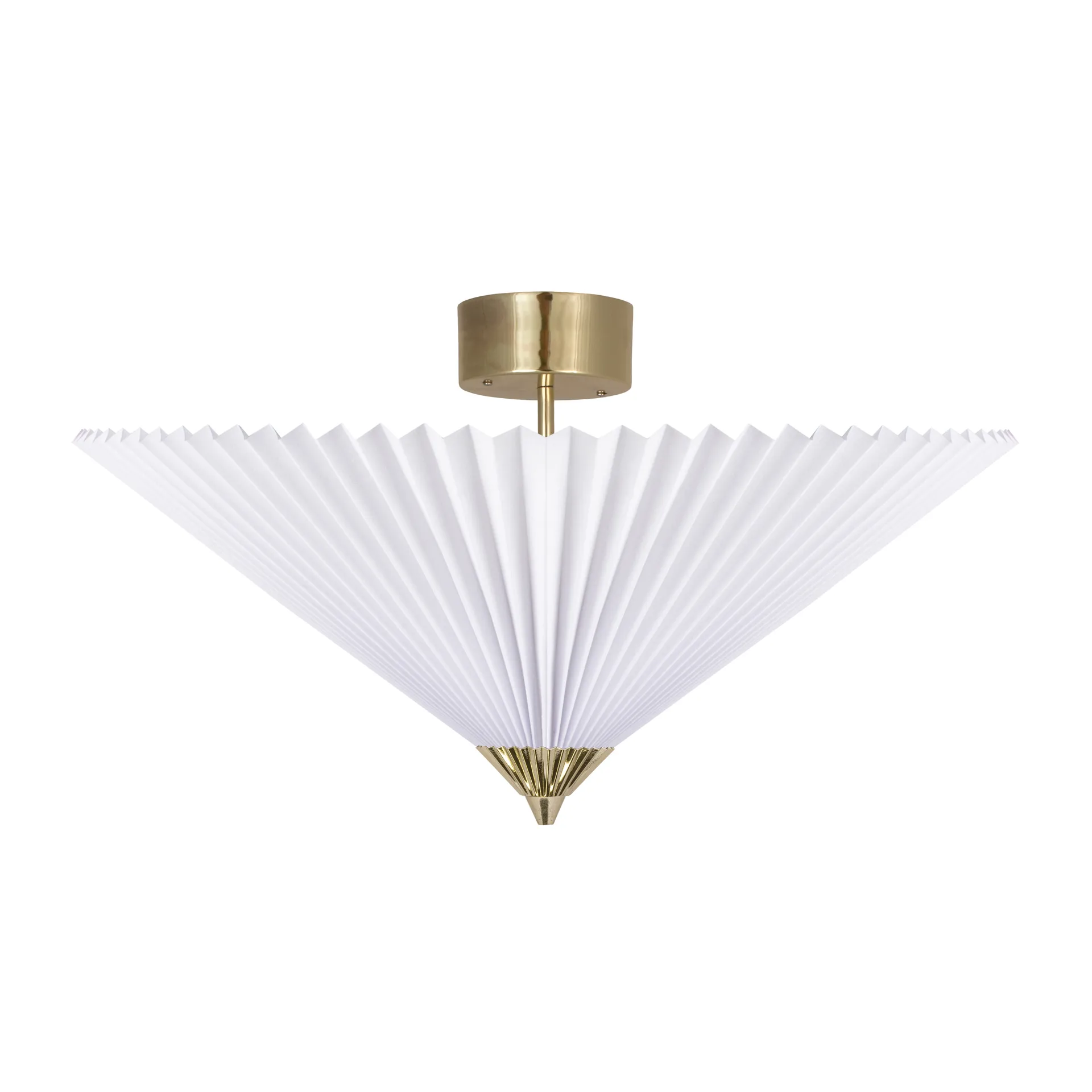 Plafoniera Matisse Ø 60 cm, ottone-bianco Globen Lighting