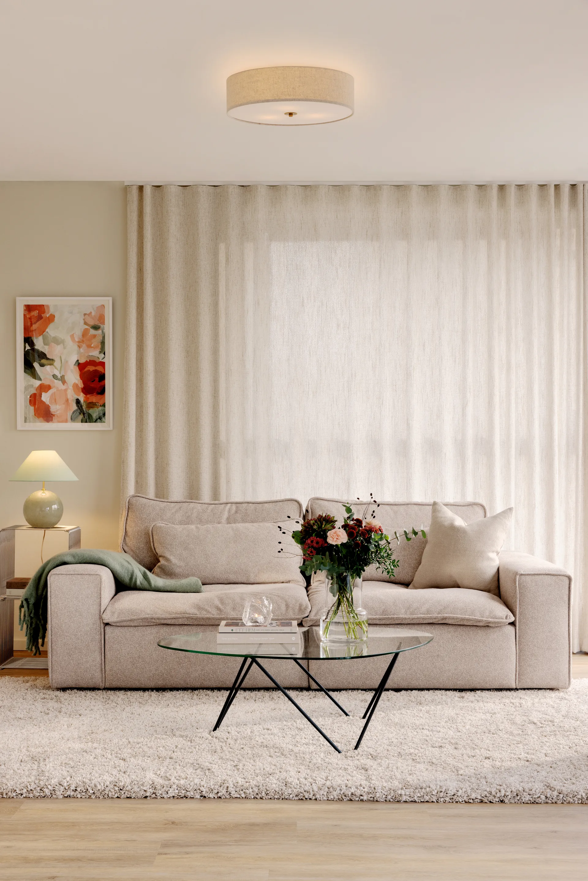 Plafoniera Noah 35, Beige Globen Lighting