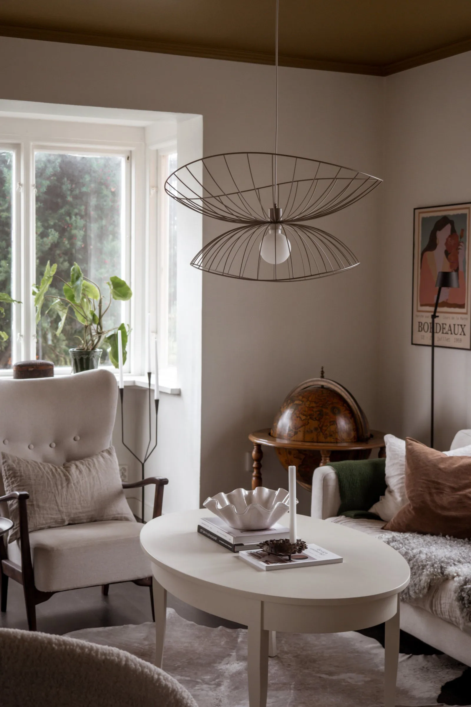 Plafoniera Ray Ø70 cm, Mud Globen Lighting