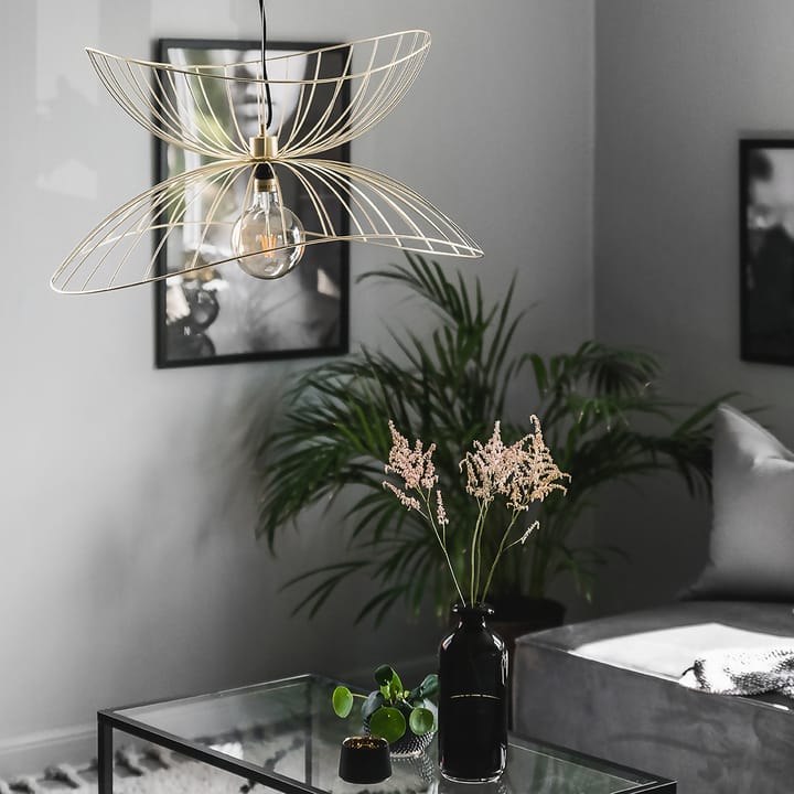 Plafoniera Ray Ø70 cm, ottone Globen Lighting
