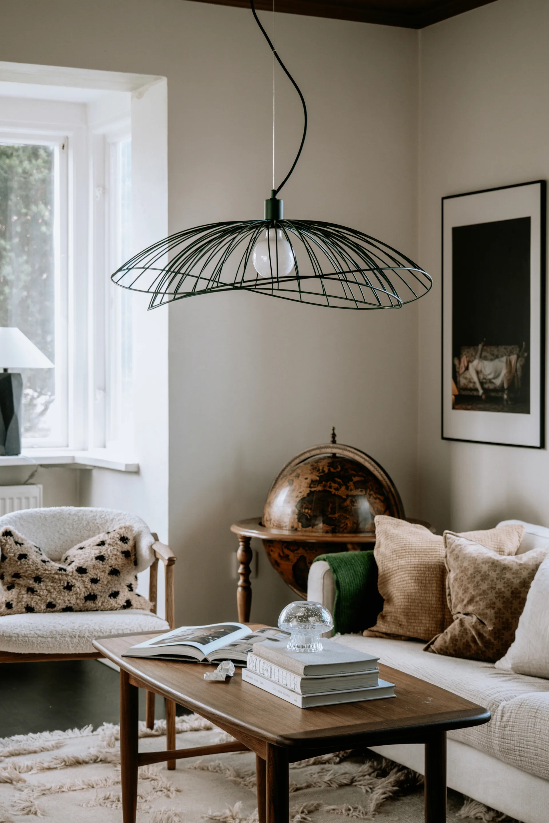 Plafoniera Ray Ø70 cm, Verde Globen Lighting