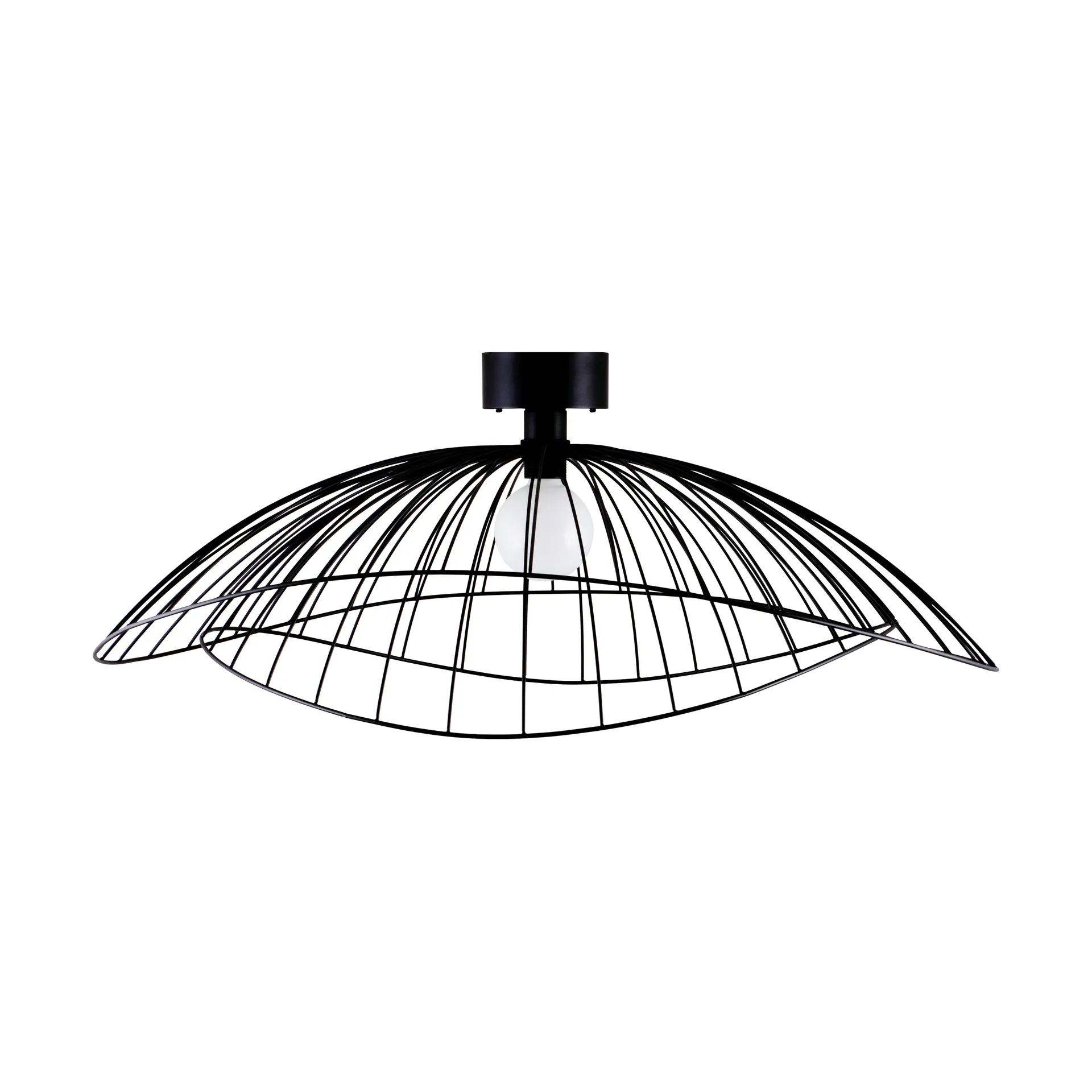 Plafoniera Ray Ø85 cm, Nero Globen Lighting