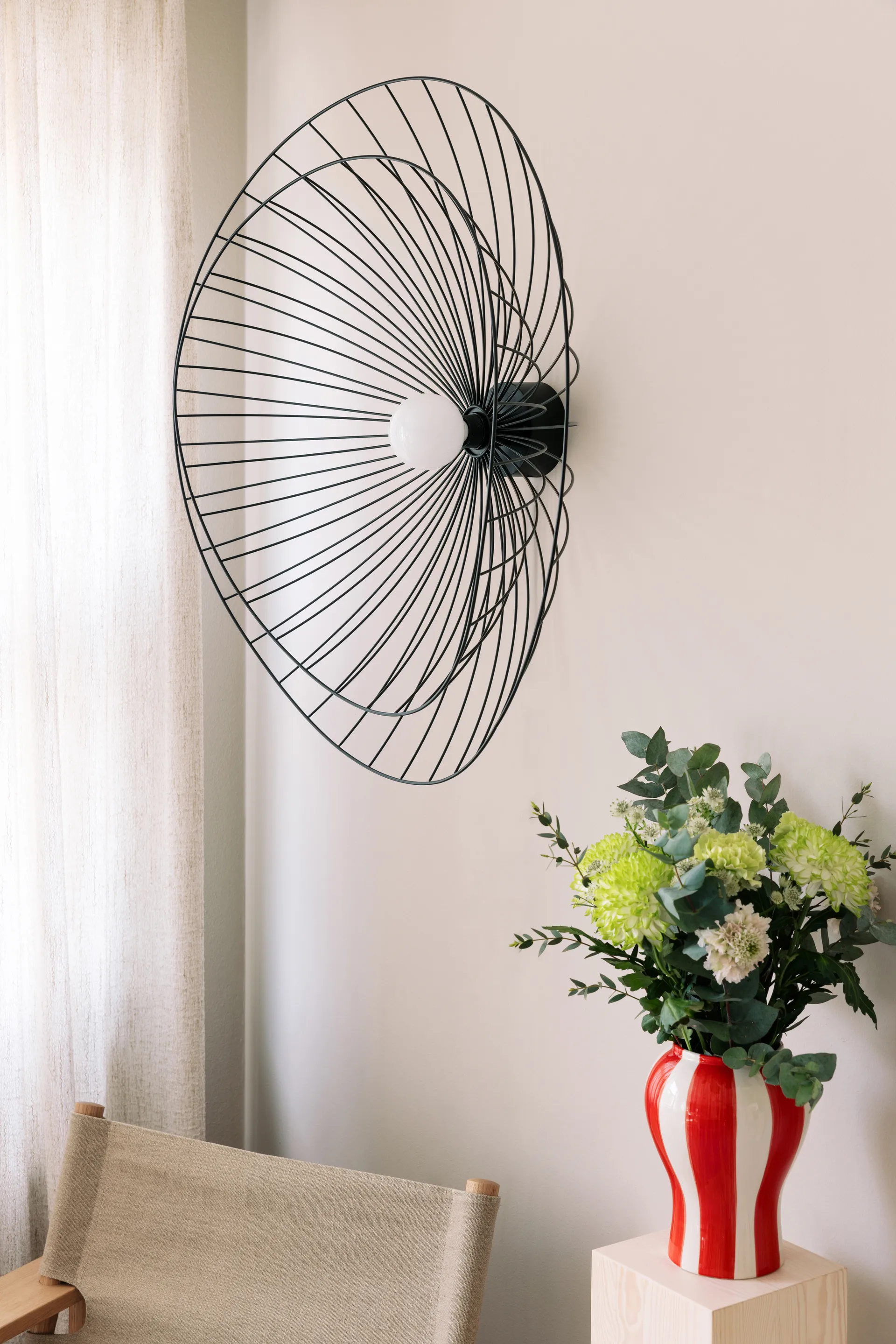 Plafoniera Ray Ø85 cm, Nero Globen Lighting