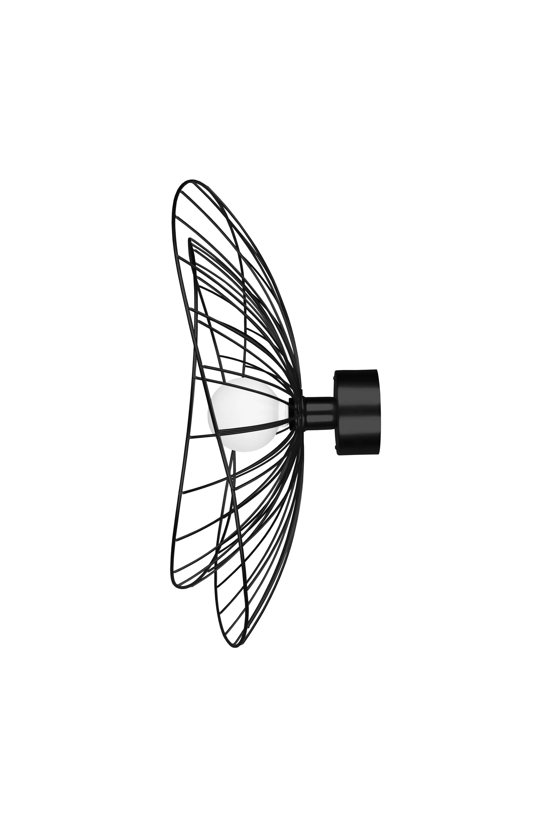 Plafoniera Ray, nero opaco Globen Lighting