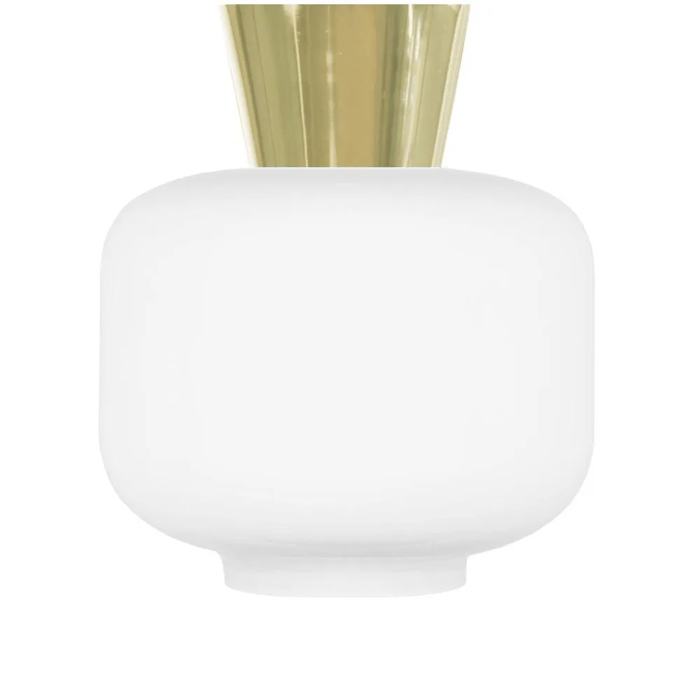 Plafoniera Ritz, bianco - ottone Globen Lighting