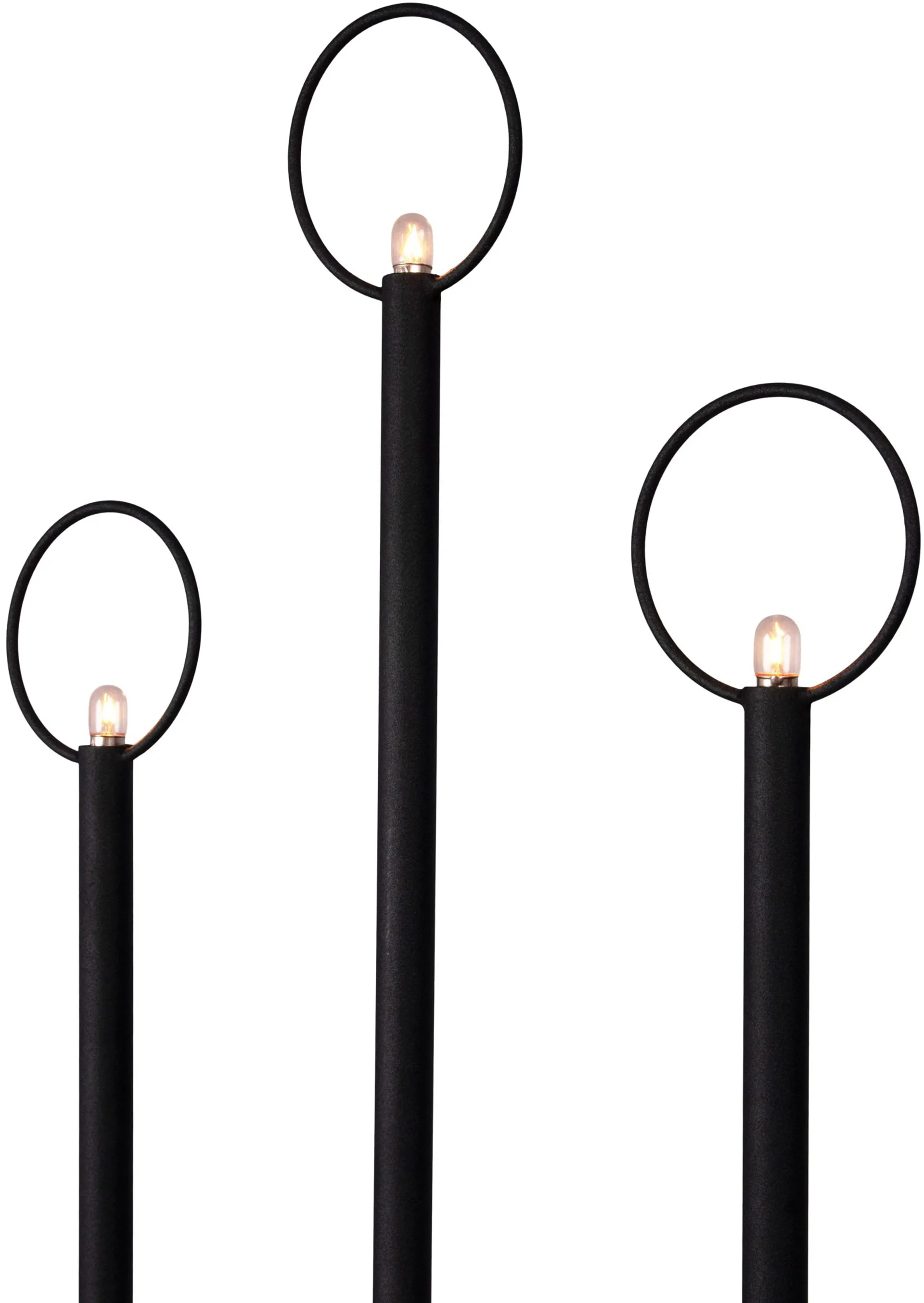 Portacandele dell'Avvento Natale 7, Nero Globen Lighting
