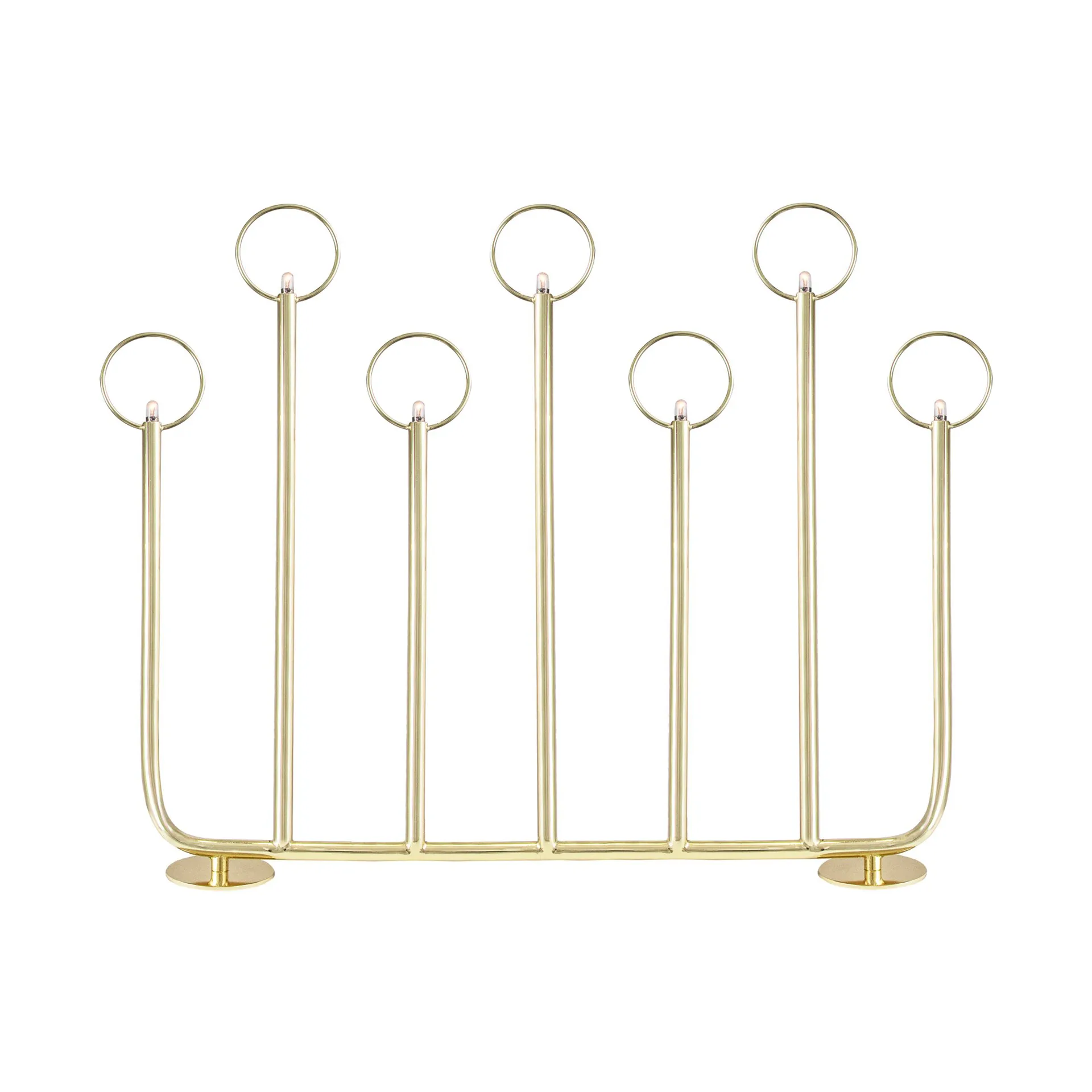 Portacandele dell'Avvento Natale 7, Ottone Globen Lighting