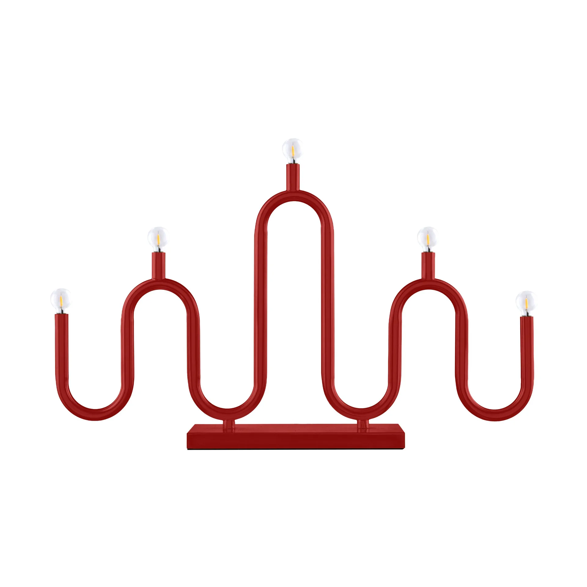 Portacandele dell'Avvento Noel 5, Rosso Globen Lighting