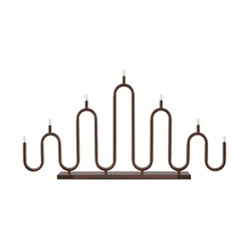 Portacandele dell'Avvento Noel 7 - Bronzo - Globen Lighting